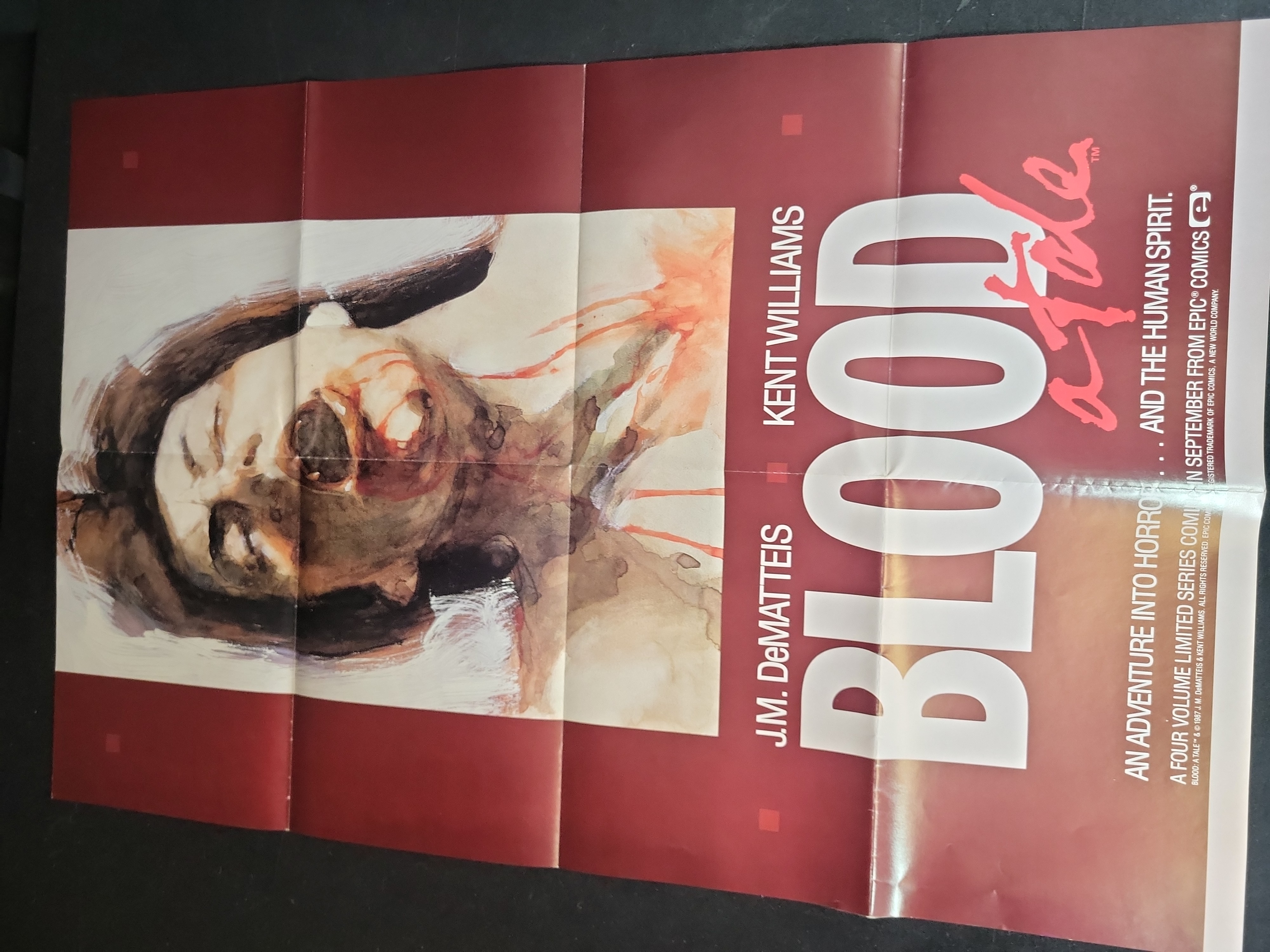 I03909 | Collection of Comic Book Promotional Posters and Flyers including Blood A Tale and Blood of Dracula