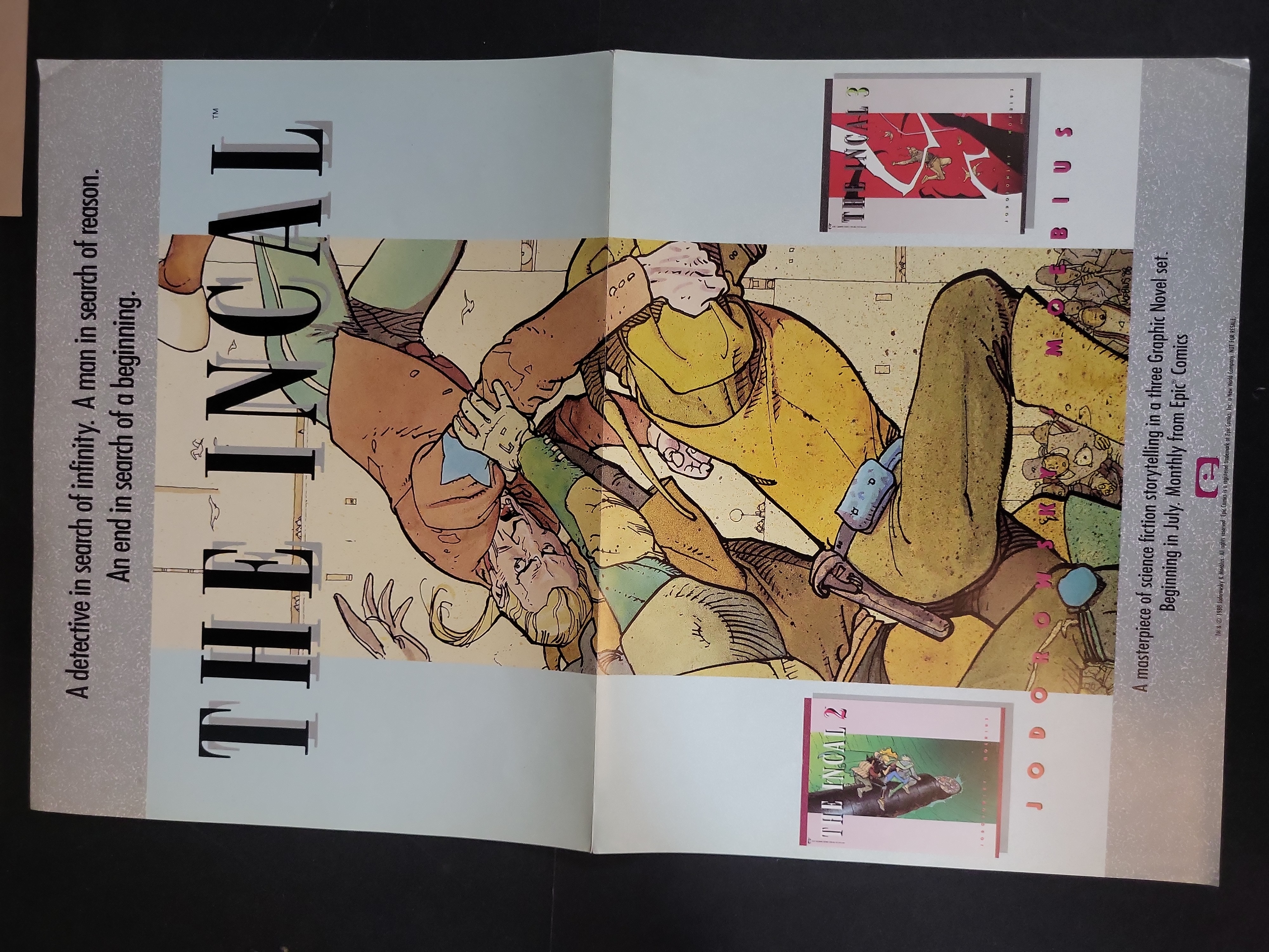 I03896 | A Collection of Vintage Epic Comics Promotional Posters 1984-1988