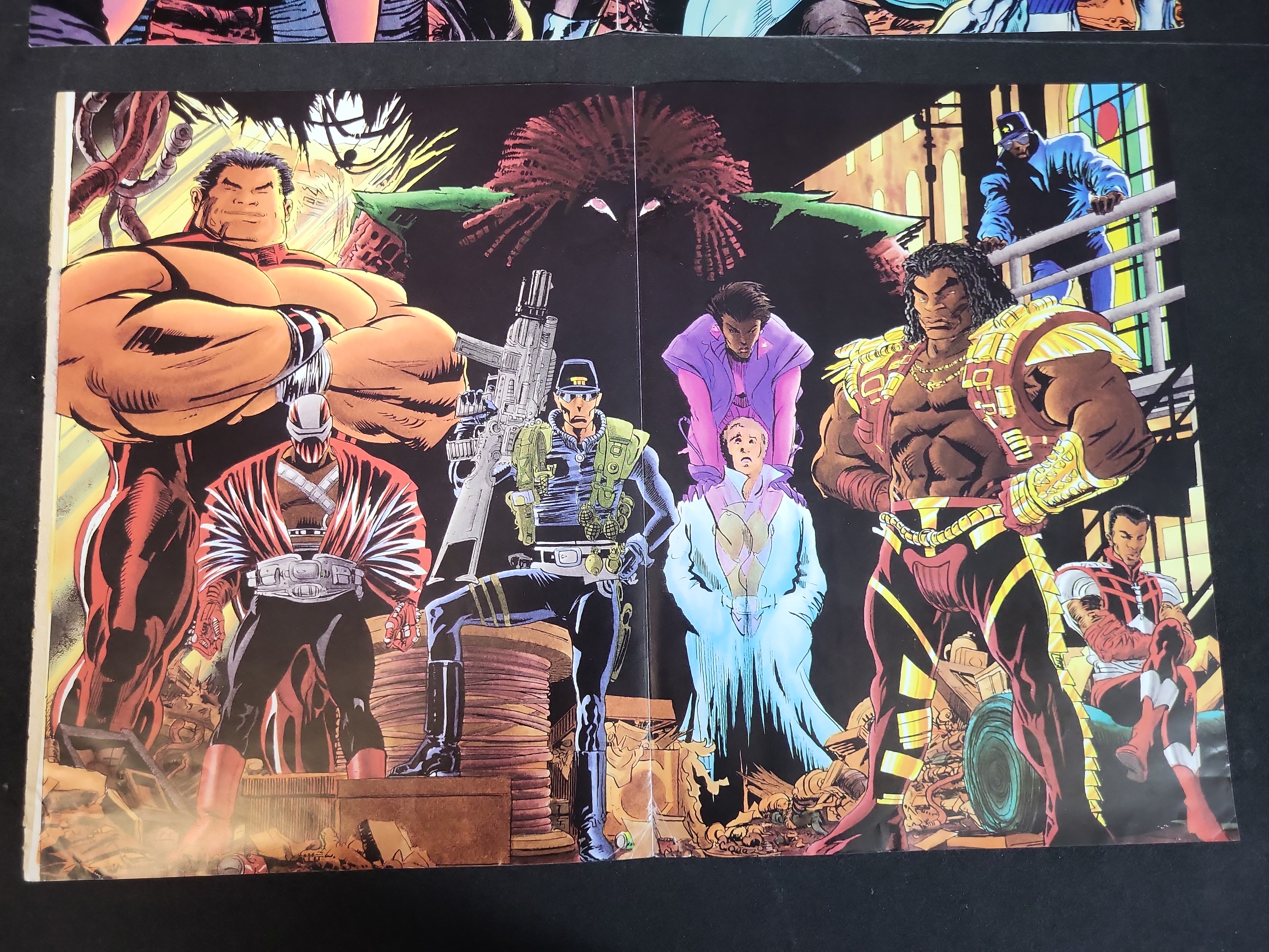 I03899 | Five Megaton Man and Continuity Comics Promotional Posters and Centerfolds