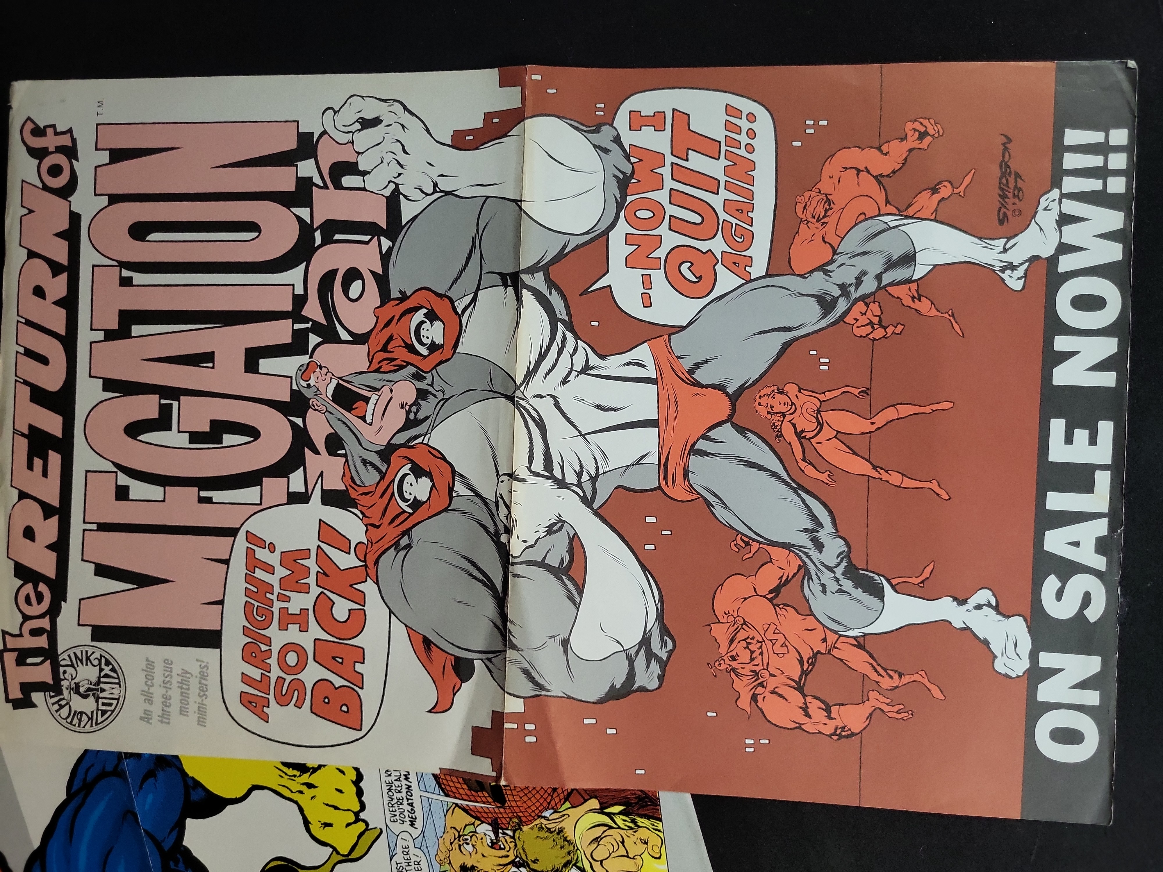I03899 | Five Megaton Man and Continuity Comics Promotional Posters and Centerfolds