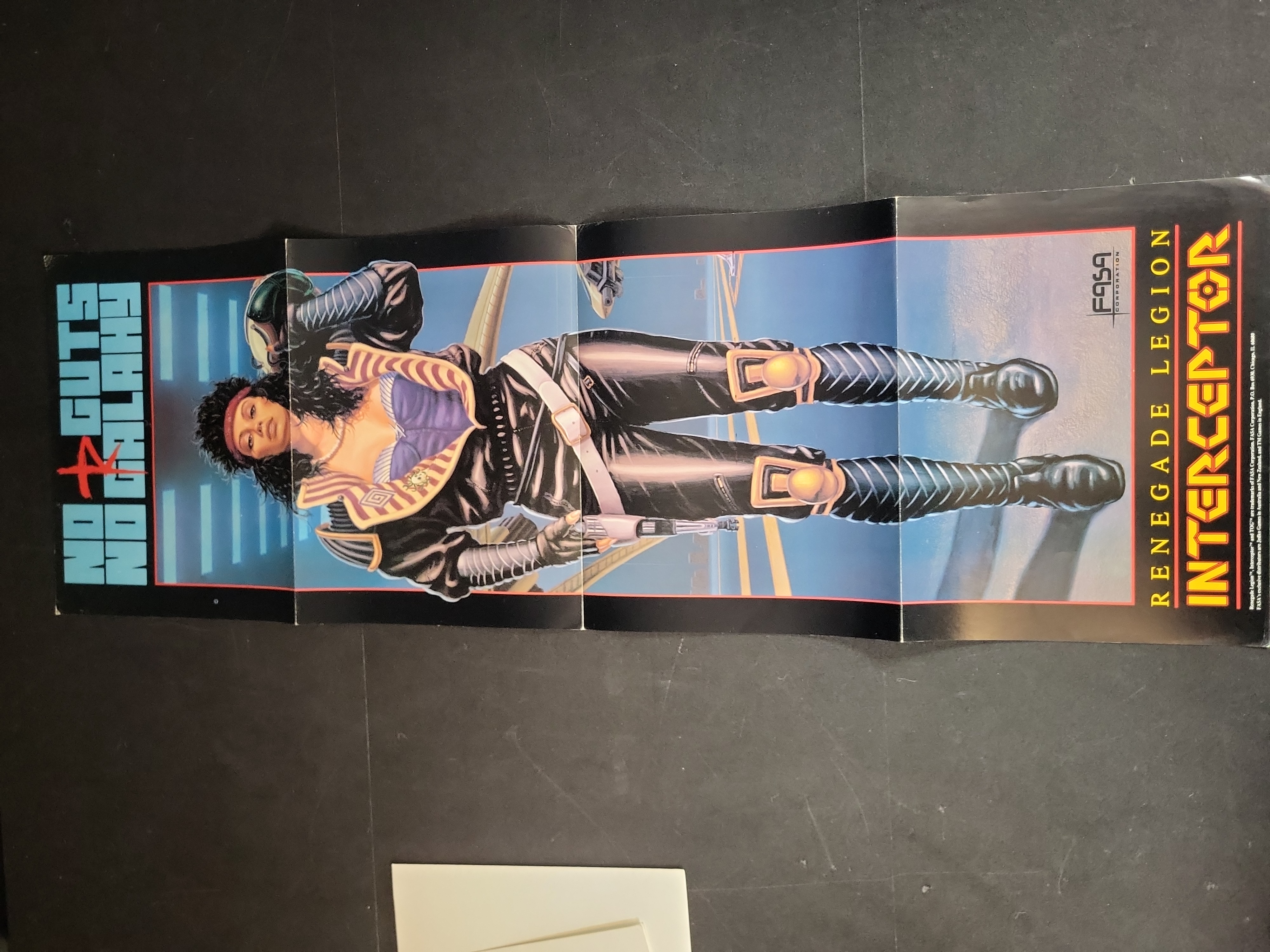 I03905 | Three Promotional Posters for Renegade Legion Interceptor and Kyra The Quarterly Comic