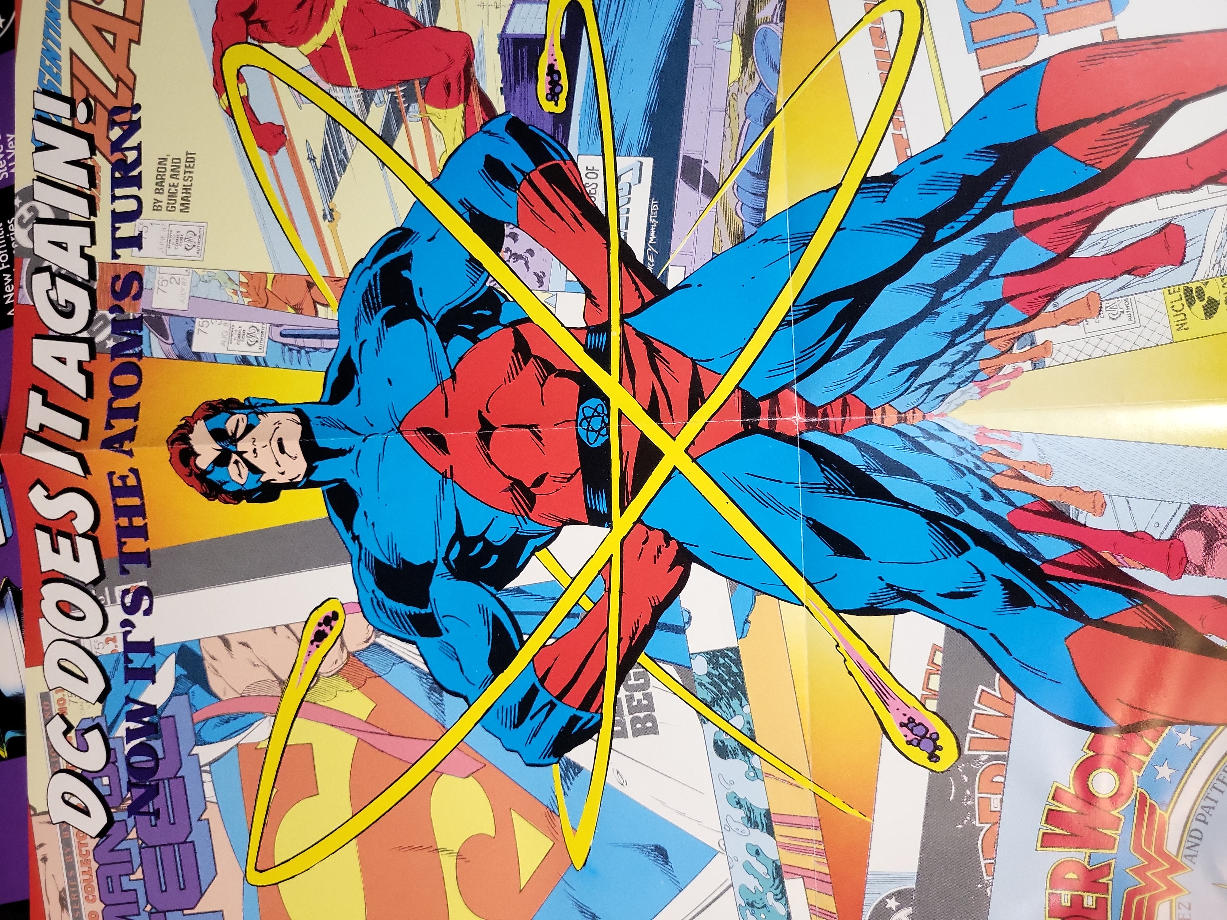 I03908 | A Collection of Four DC Comics Promotional Posters Circa 1987
