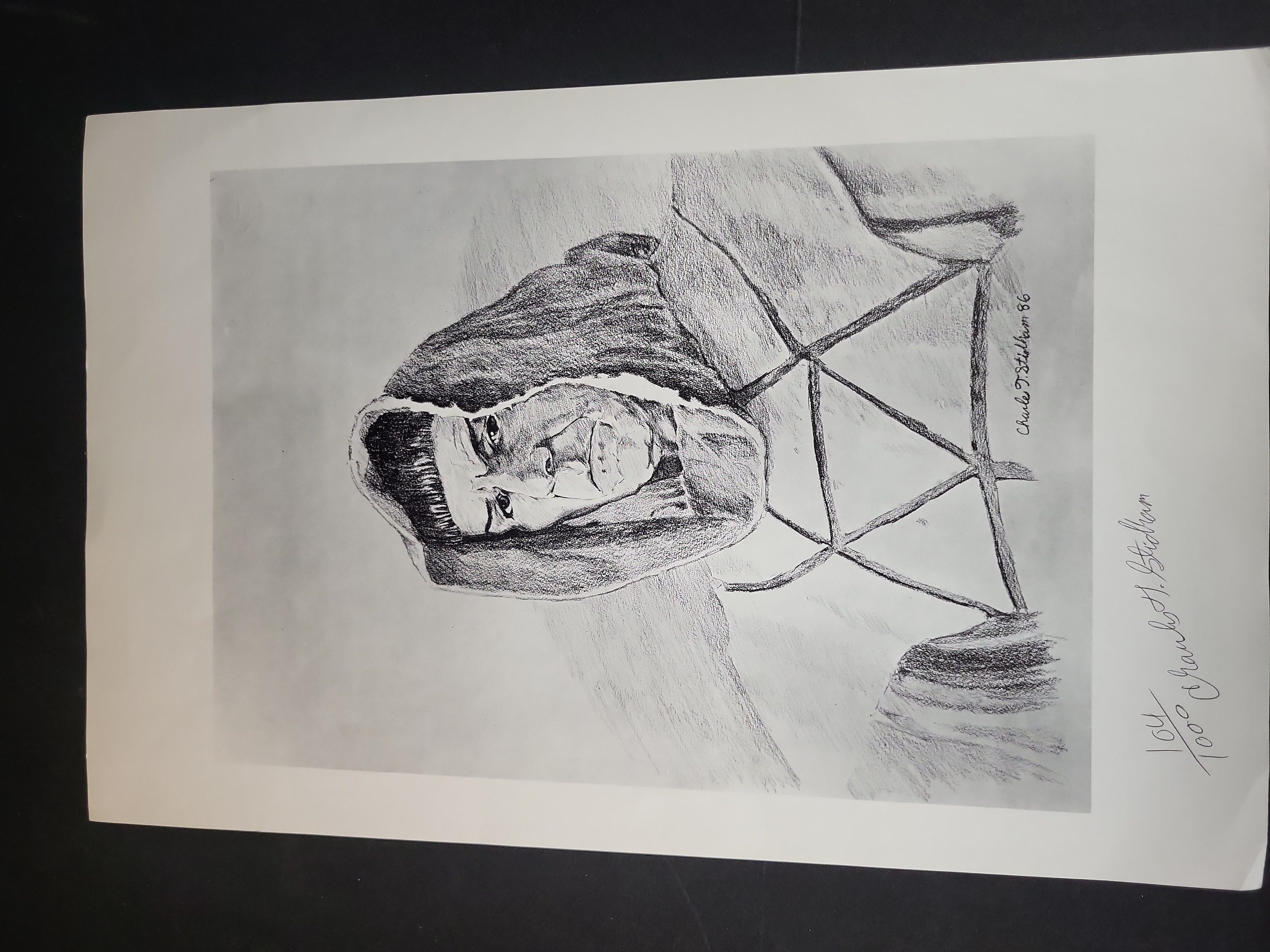 I03235 | Charles H. Stidham, Hooded Figure, Limited Edition Print
