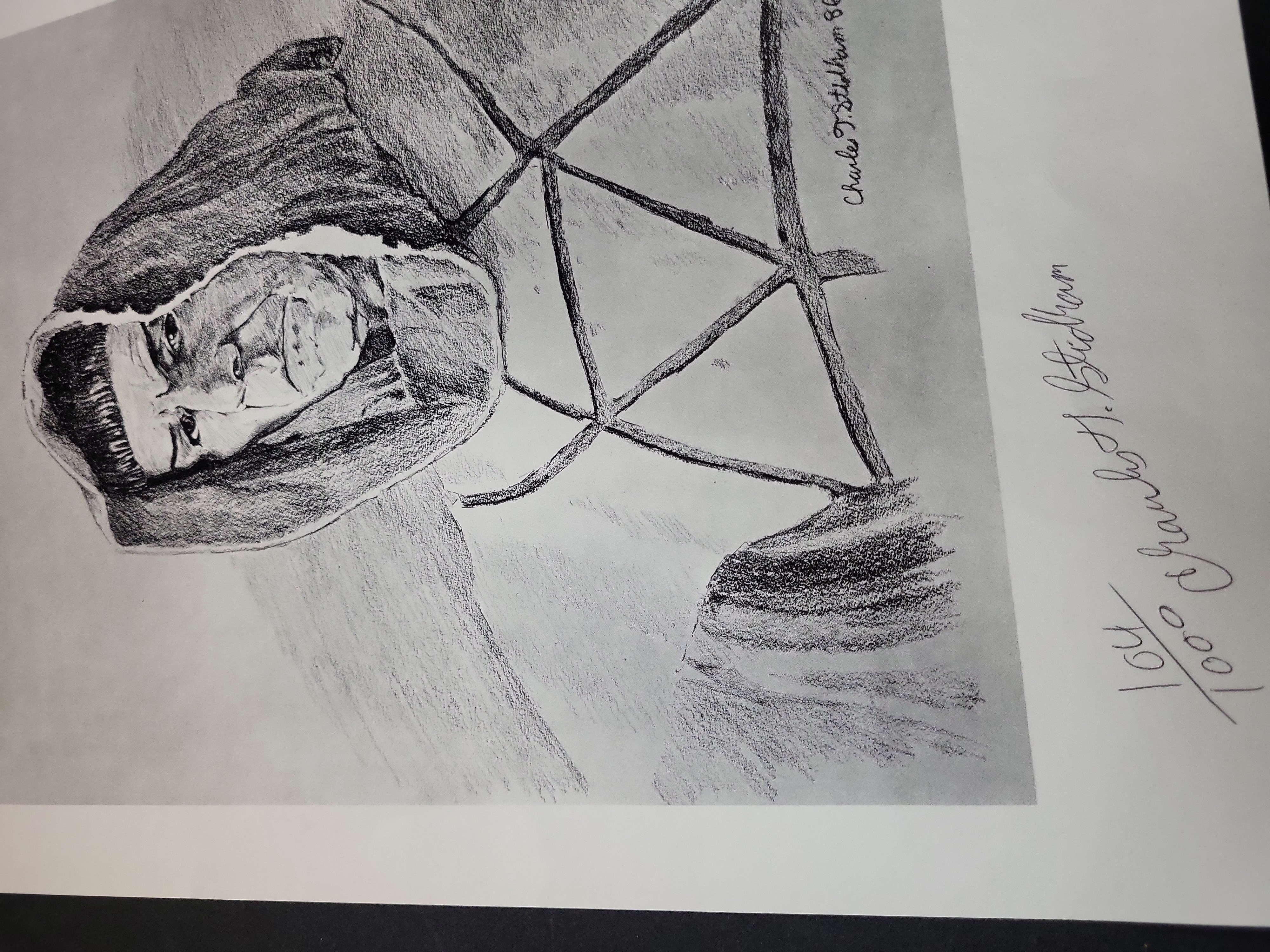 I03235 | Charles H. Stidham, Hooded Figure, Limited Edition Print