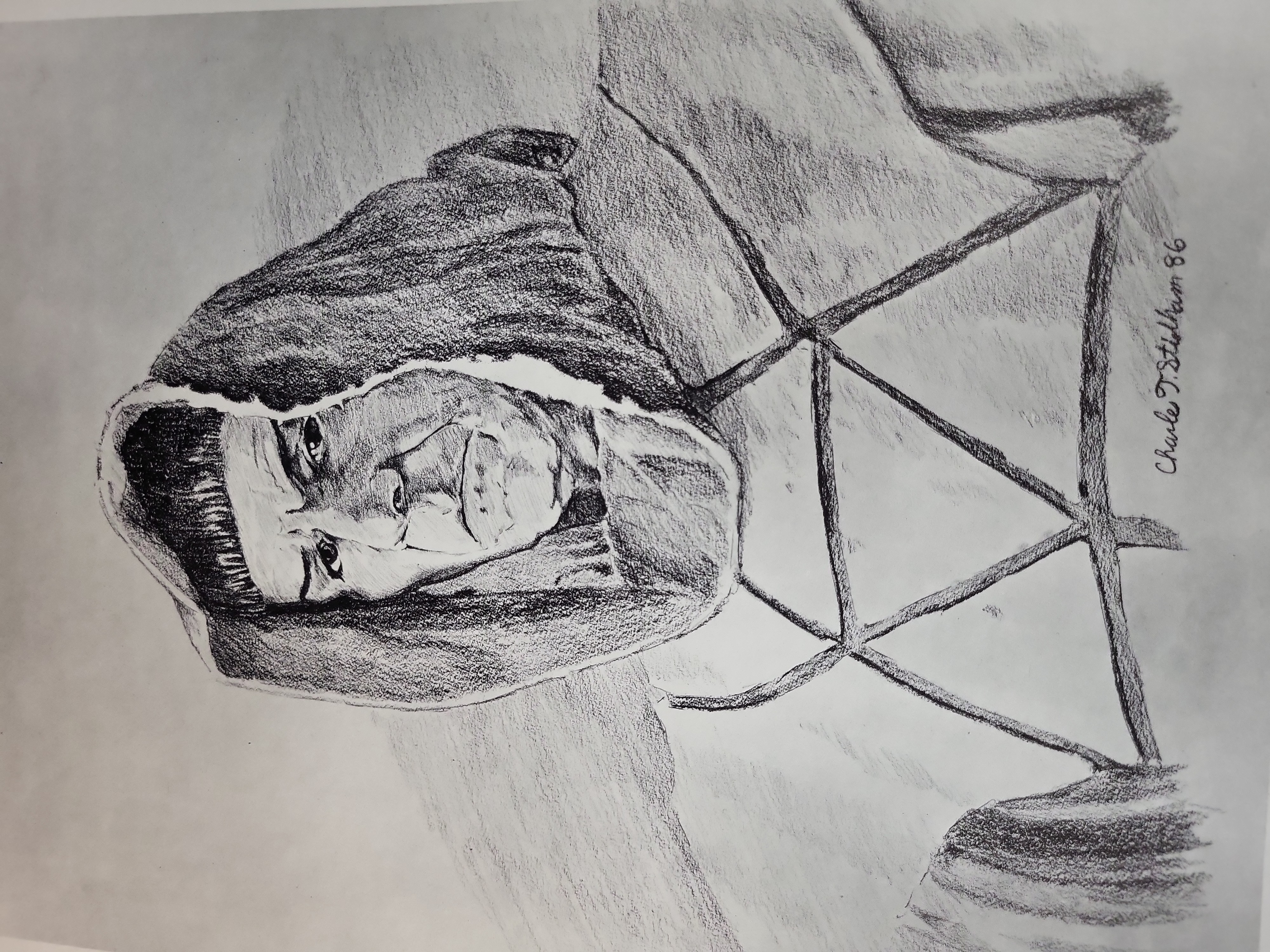 I03235 | Charles H. Stidham, Hooded Figure, Limited Edition Print