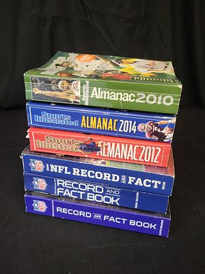 I01341 | A Collection of Six Sports Reference Books Including Official NFL Record and Fact 