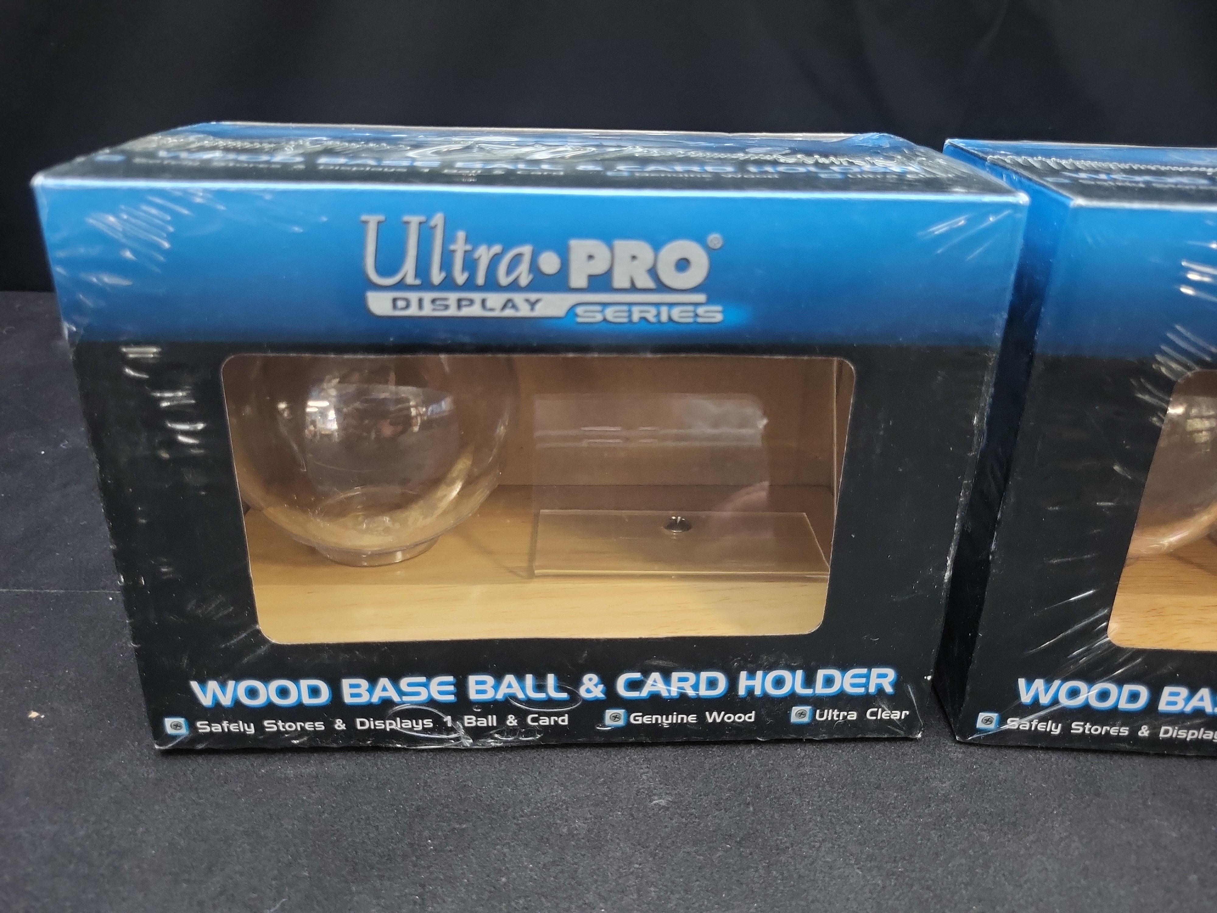I04470 | A Pair of Ultra-PRO Baseball Display Cases