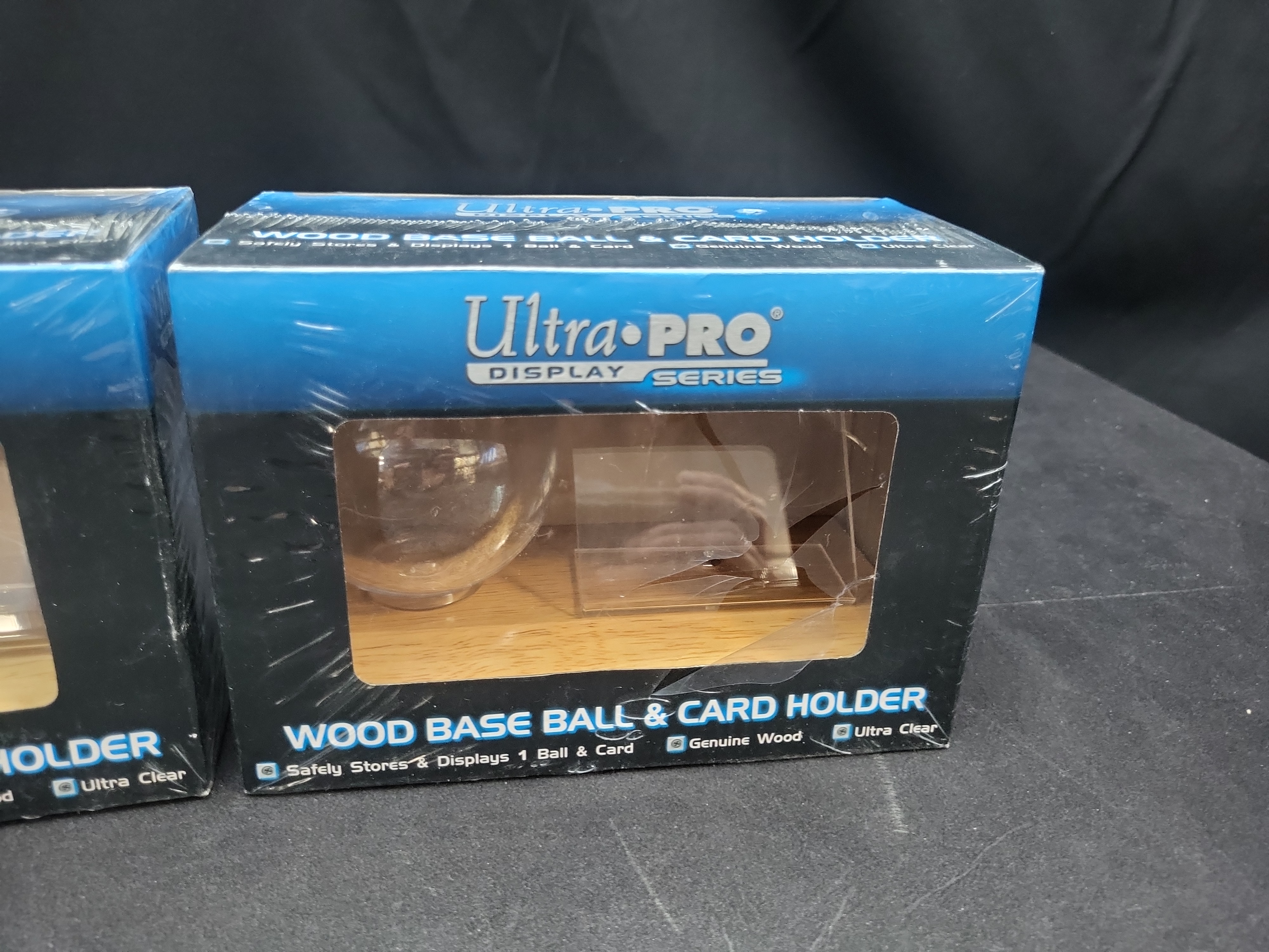 I04470 | A Pair of Ultra-PRO Baseball Display Cases
