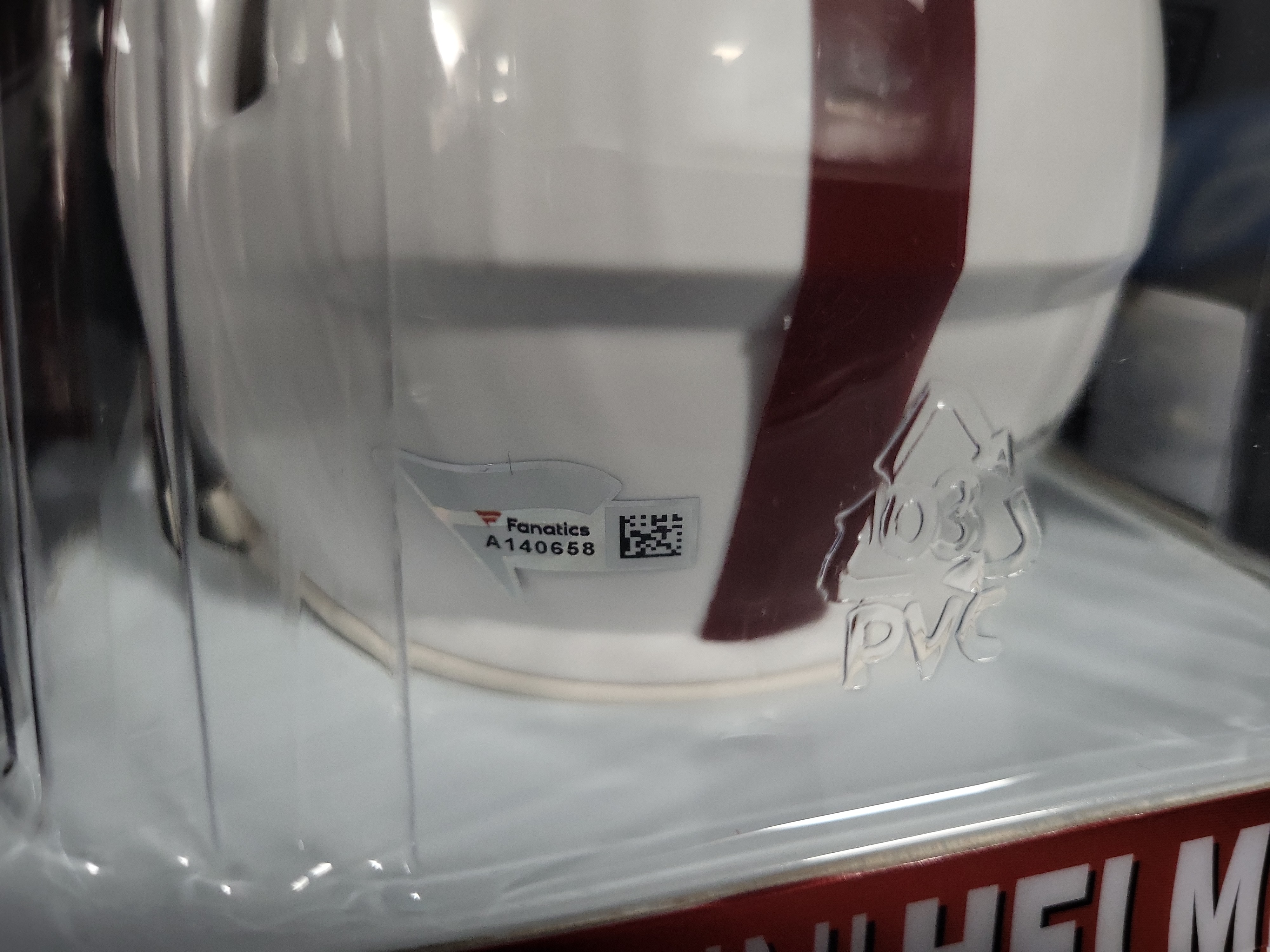 I04364 | Ty Montgomery Signed Stanford Riddell Helmet