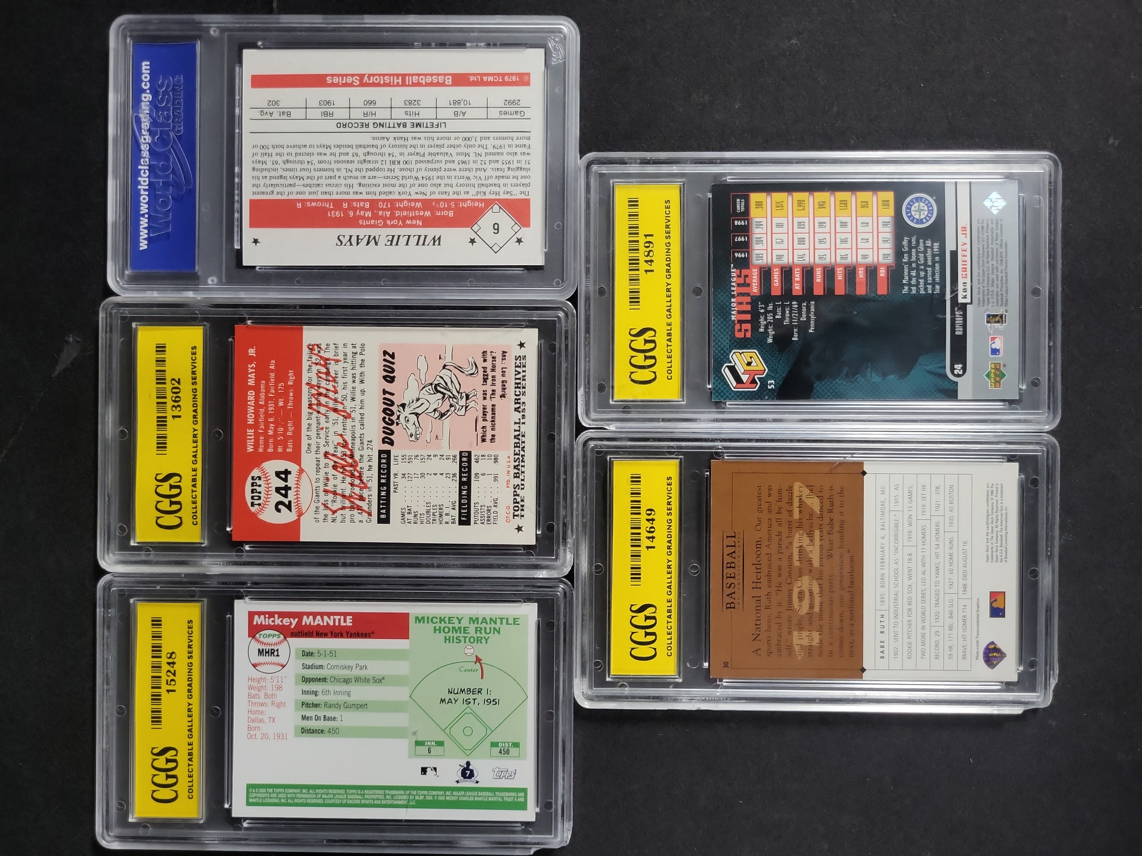 I04234 | Collection of Graded Baseball Cards