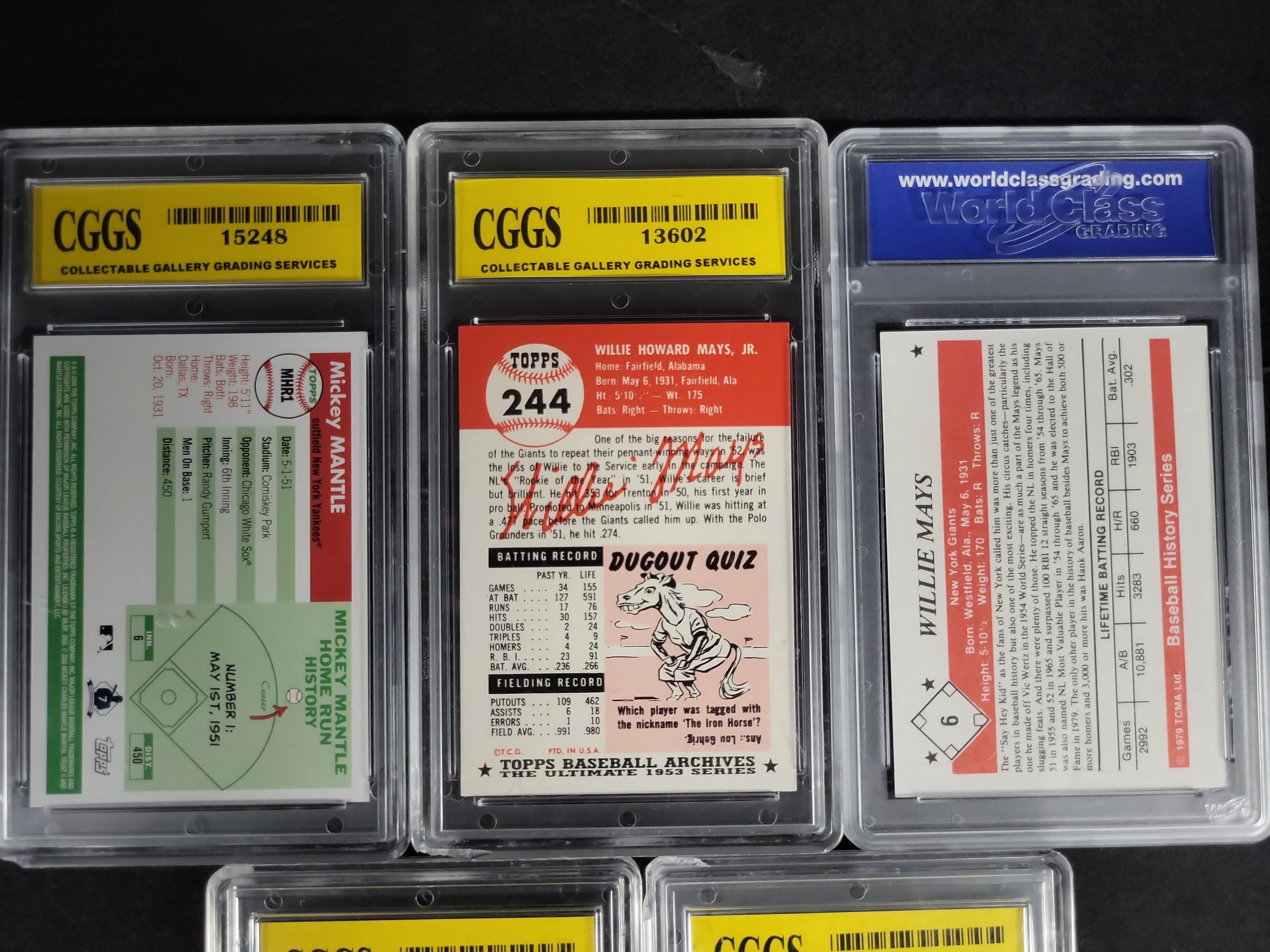 I04234 | Collection of Graded Baseball Cards