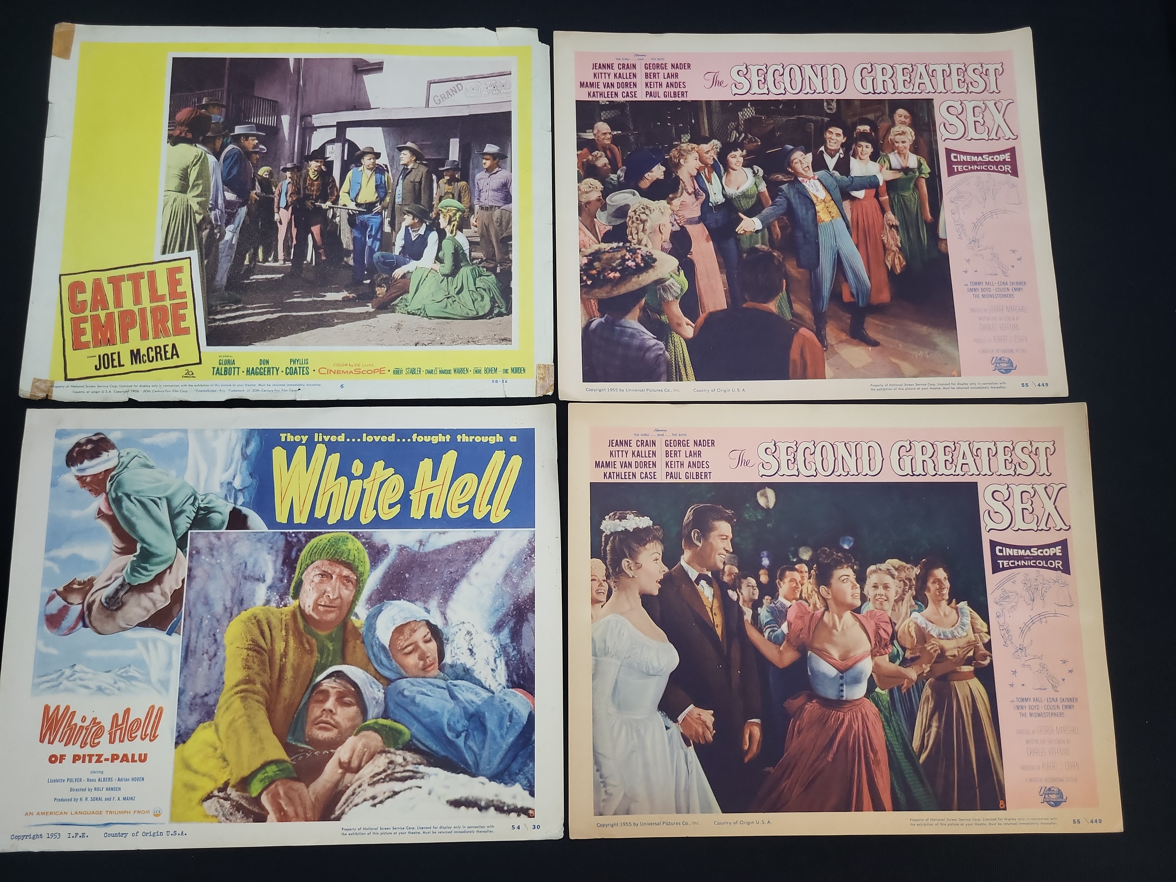 I04825 | Collection of Four 1950s Lobby Cards