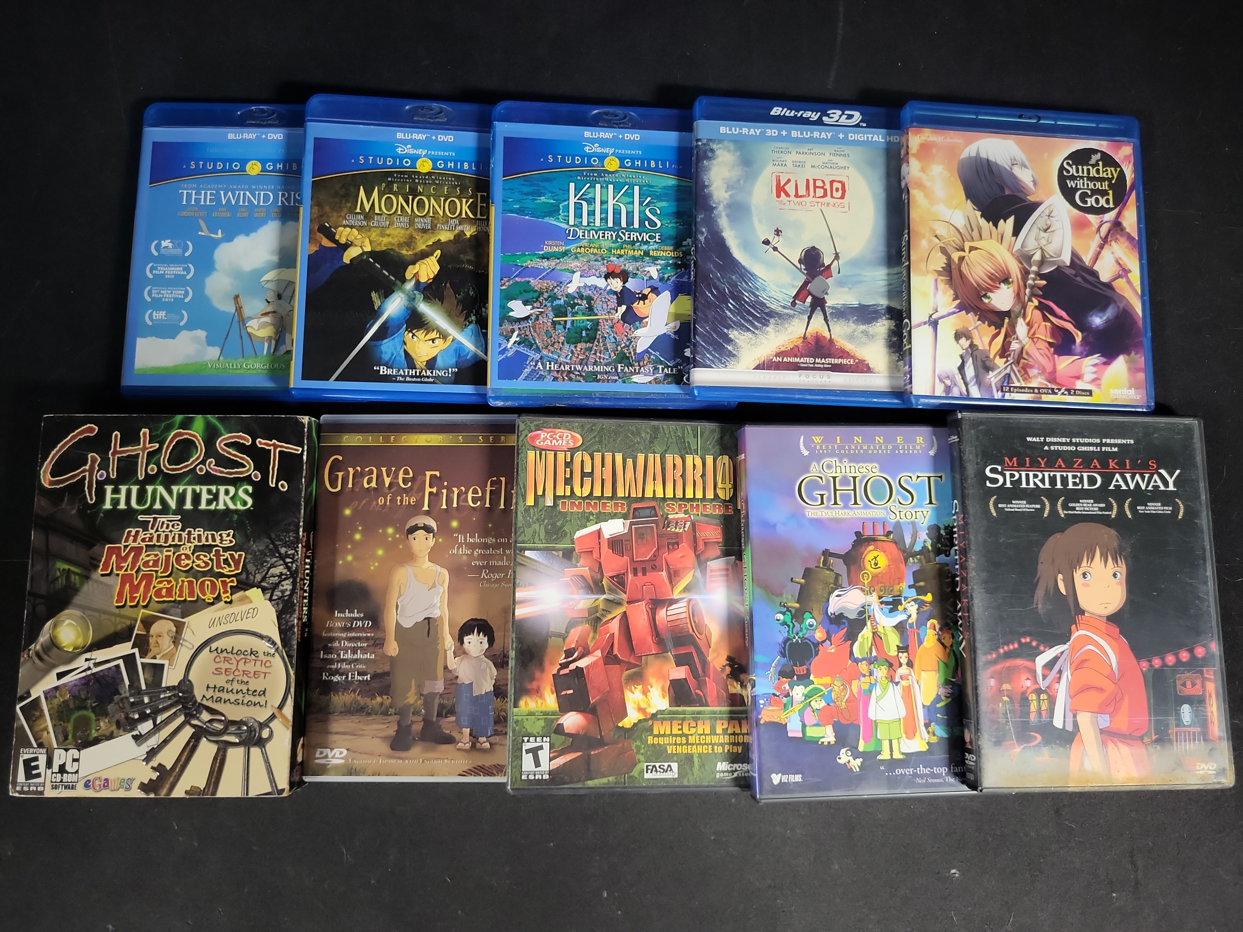 I04681 | Ten Studio Ghibli and Anime Items