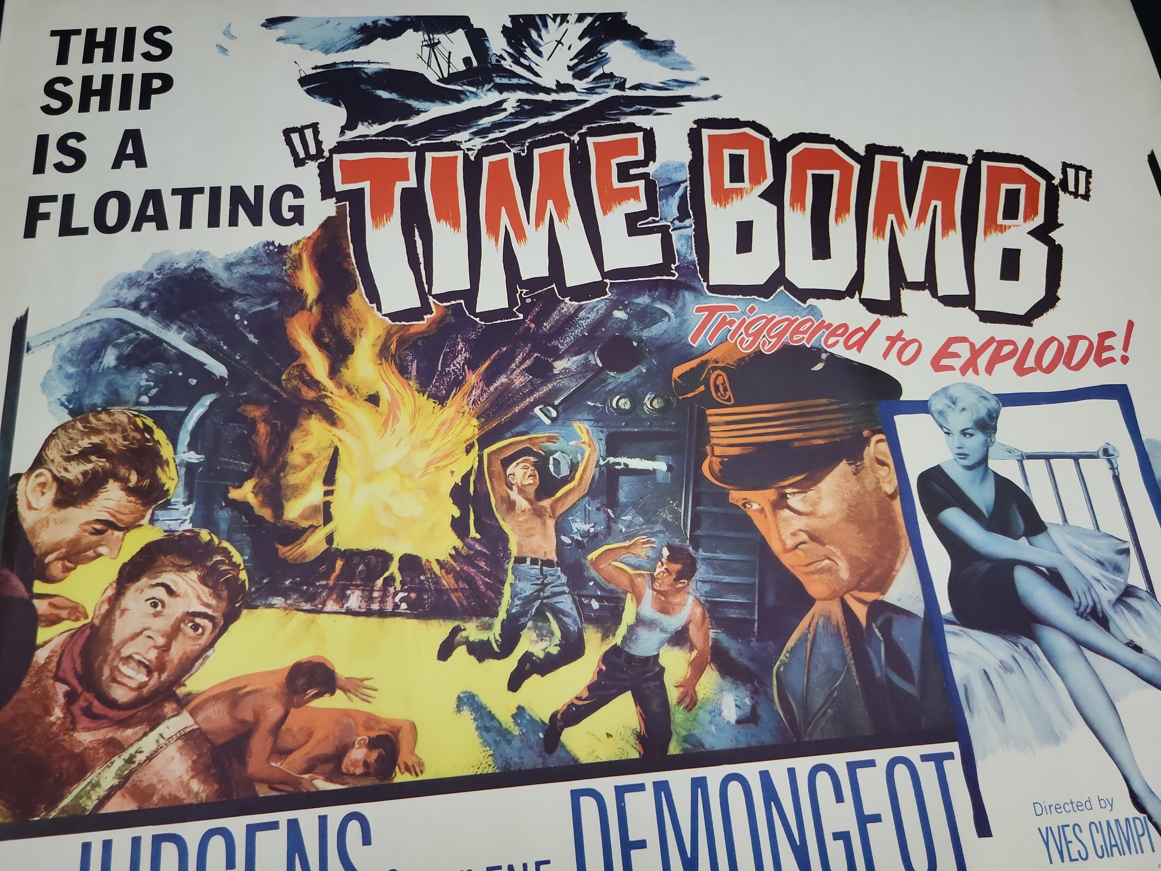 I04824 | 1961 Time Bomb Original Movie Poster
