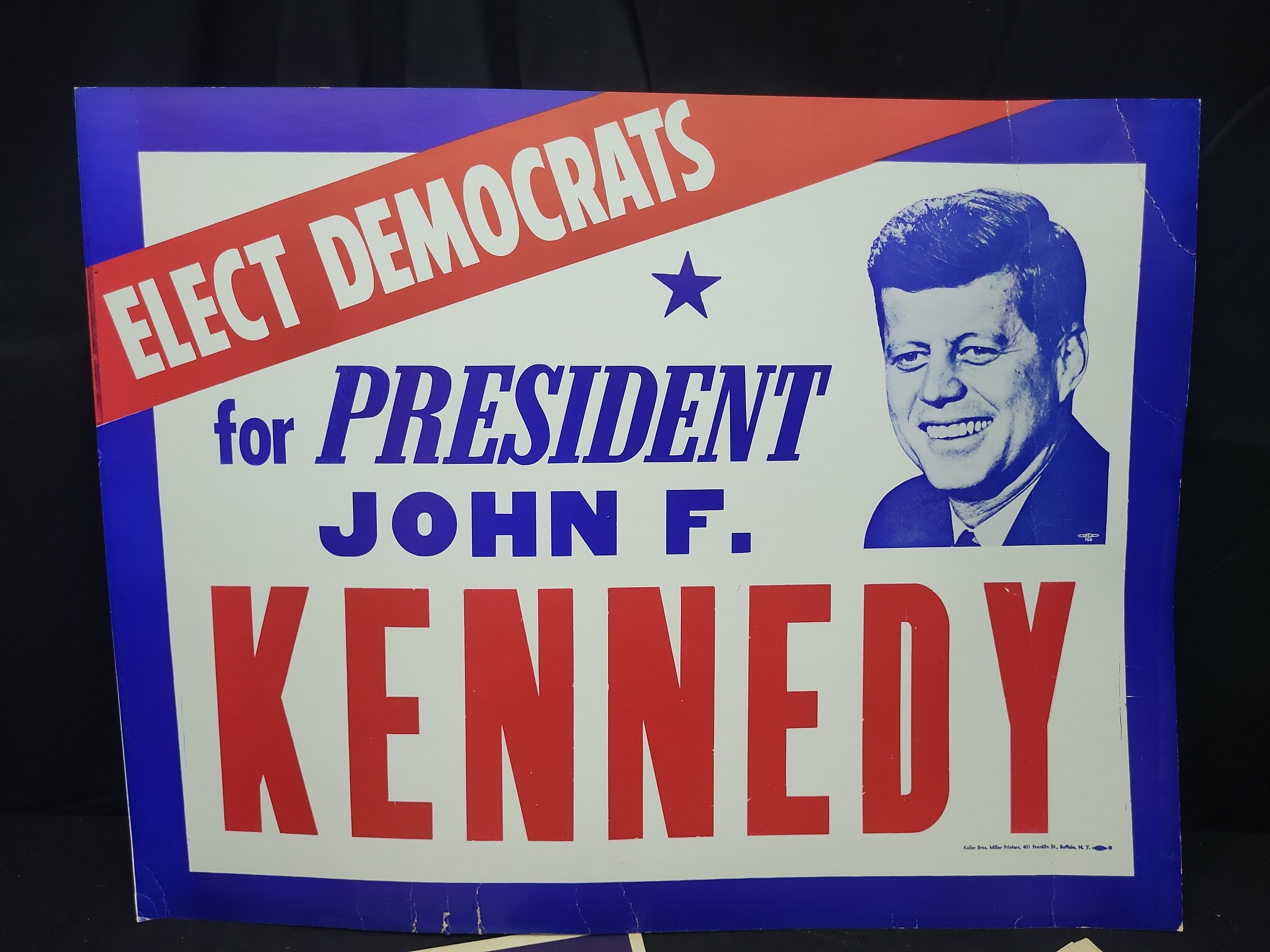 I03563 | A Trio of Kennedy Family Political Memorabilia Including 1960 Presidential Campaign Posters