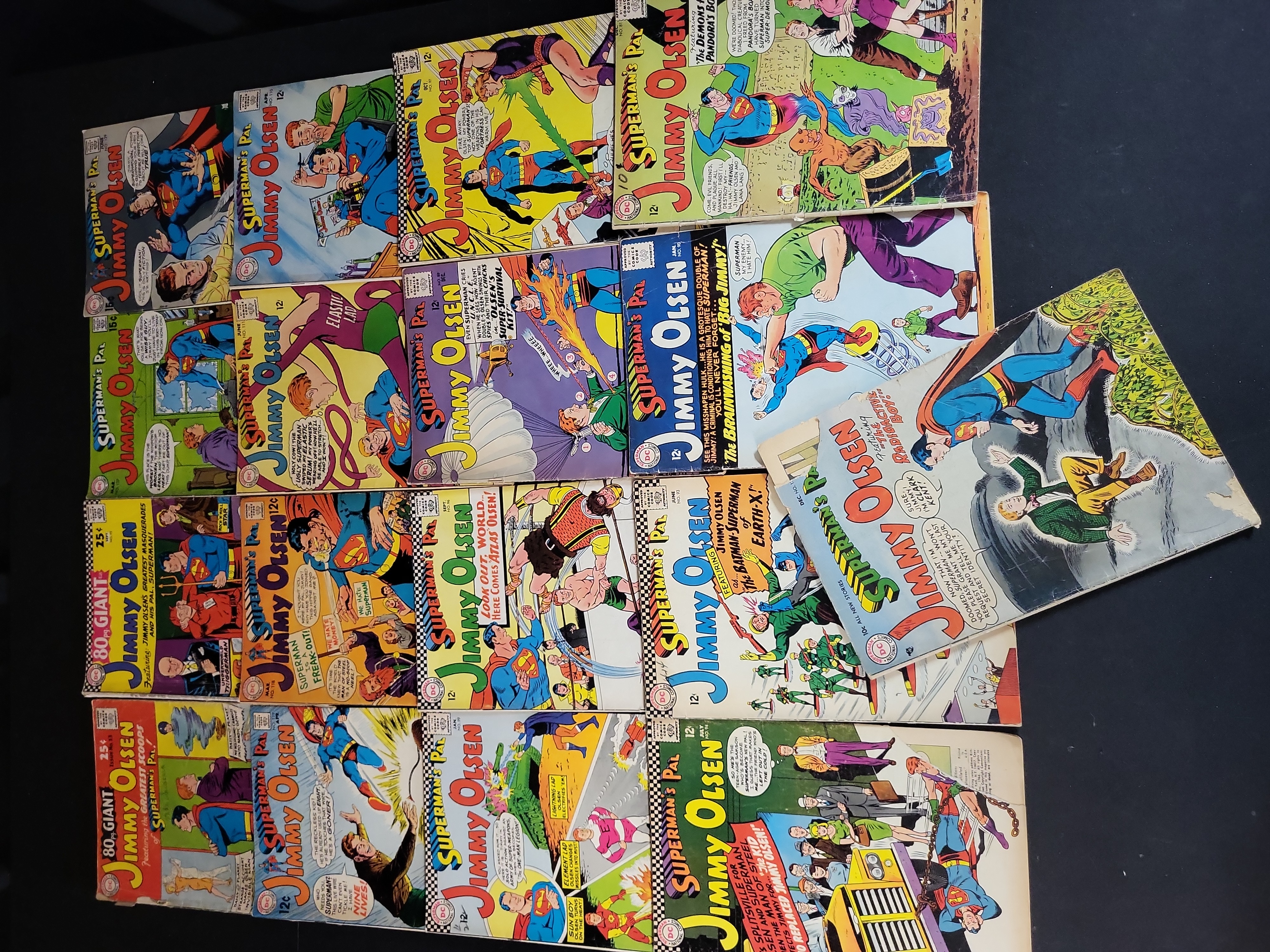I03917 | A Collection of 17 Vintage DC Superman's Pal Jimmy Olsen Silver and Bronze Age Comic Books