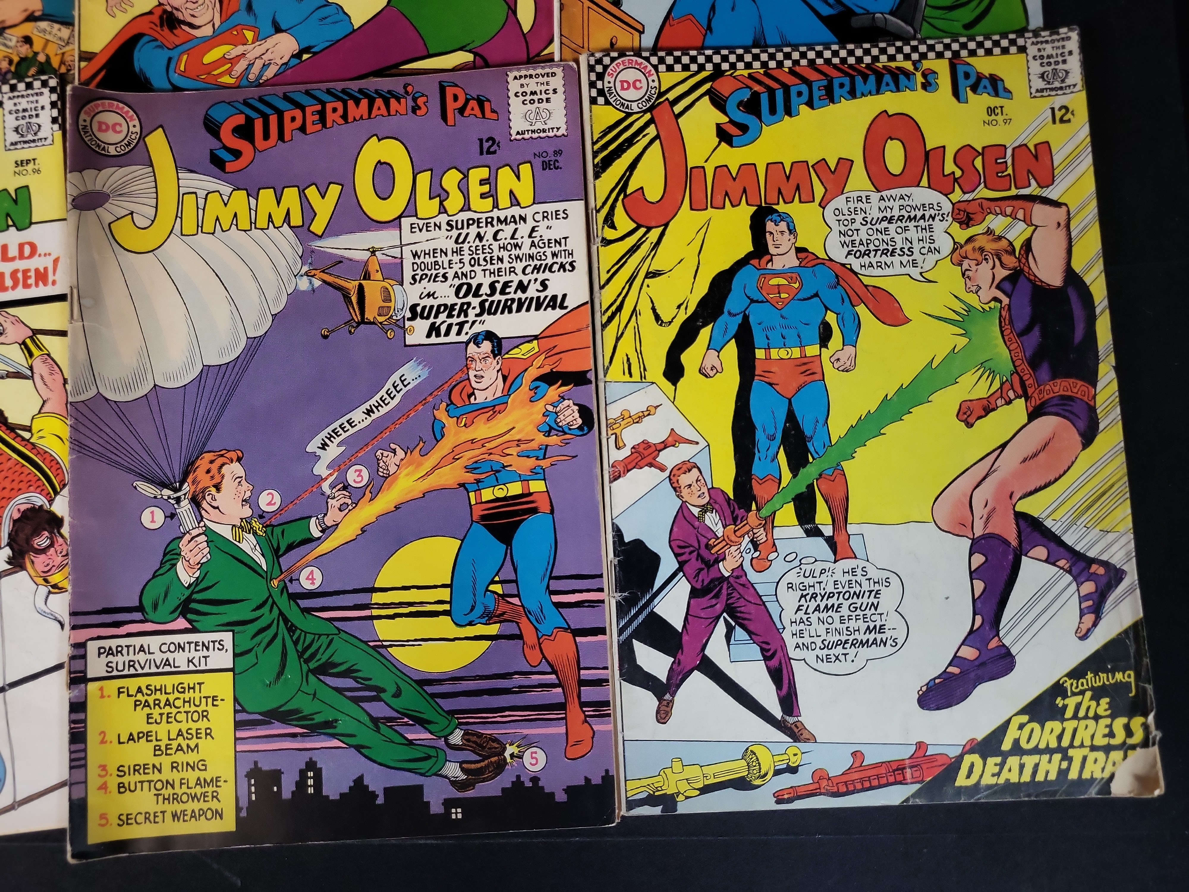 I03917 | A Collection of 17 Vintage DC Superman's Pal Jimmy Olsen Silver and Bronze Age Comic Books