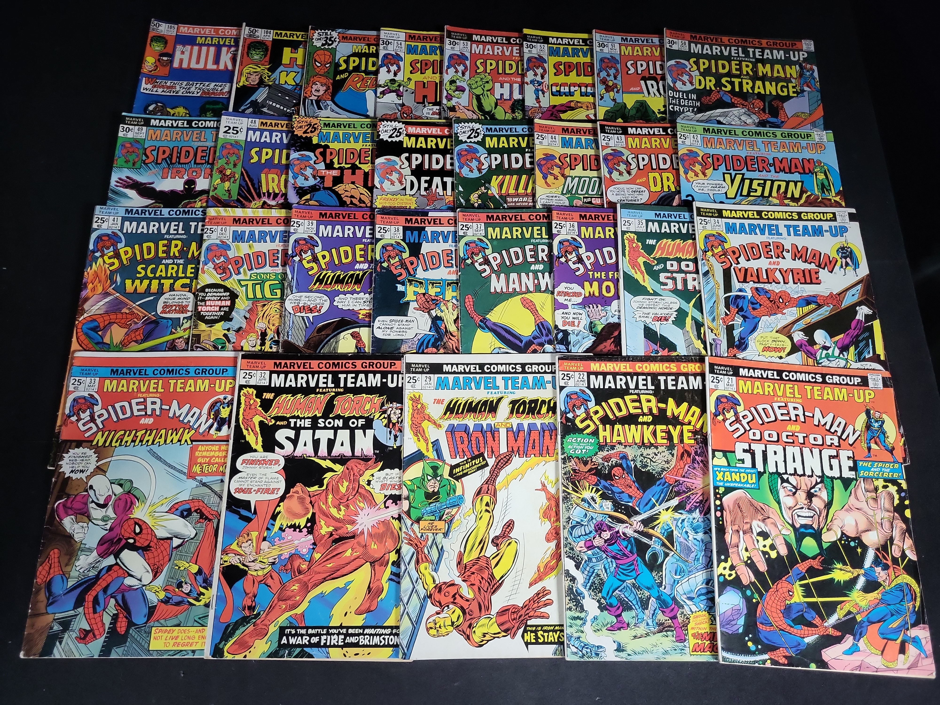I04577 | Collection of 27 Marvel Team-Up Comics