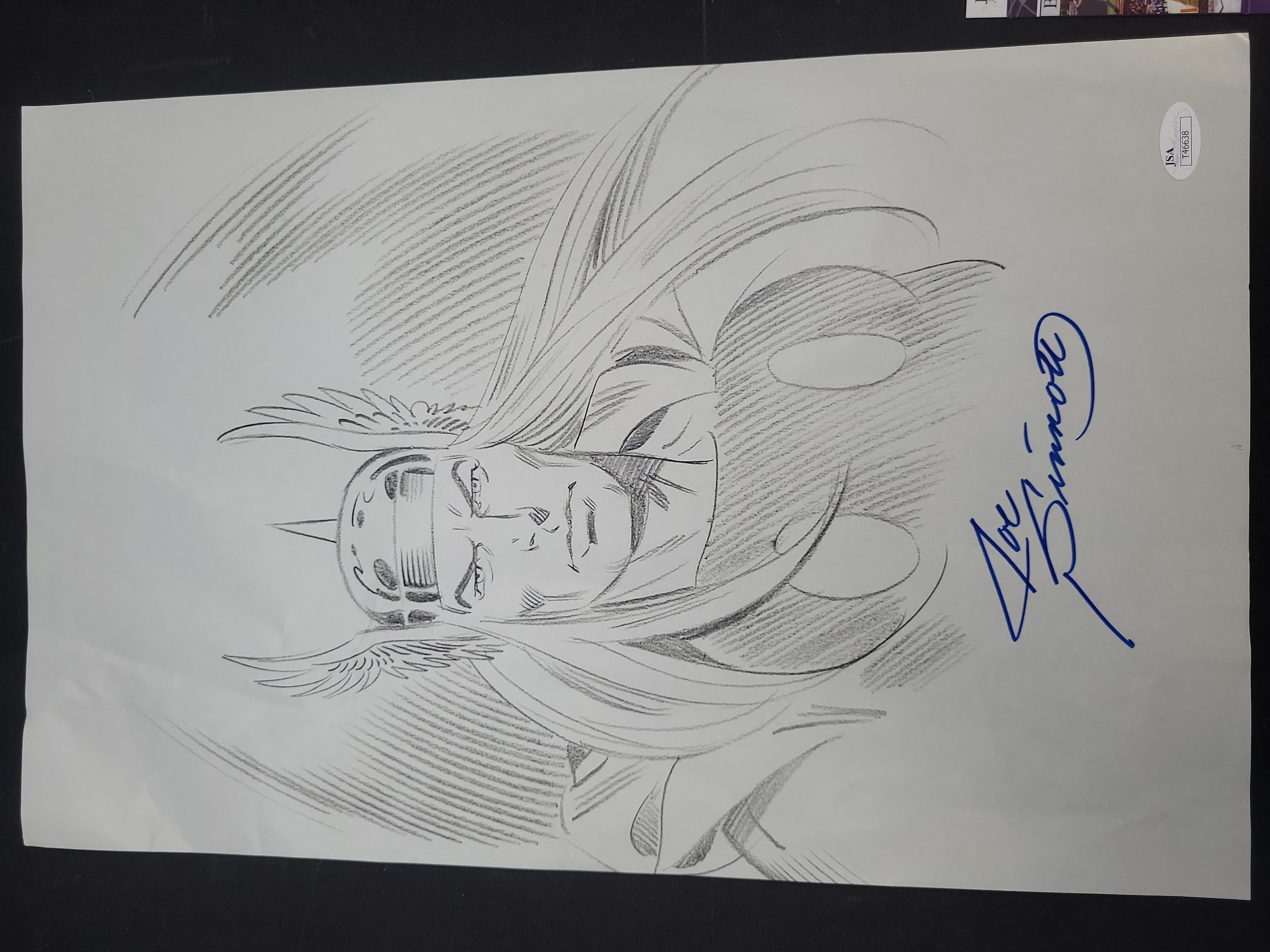 I04108 | Joe Sinnott Signed Thor Sketch
