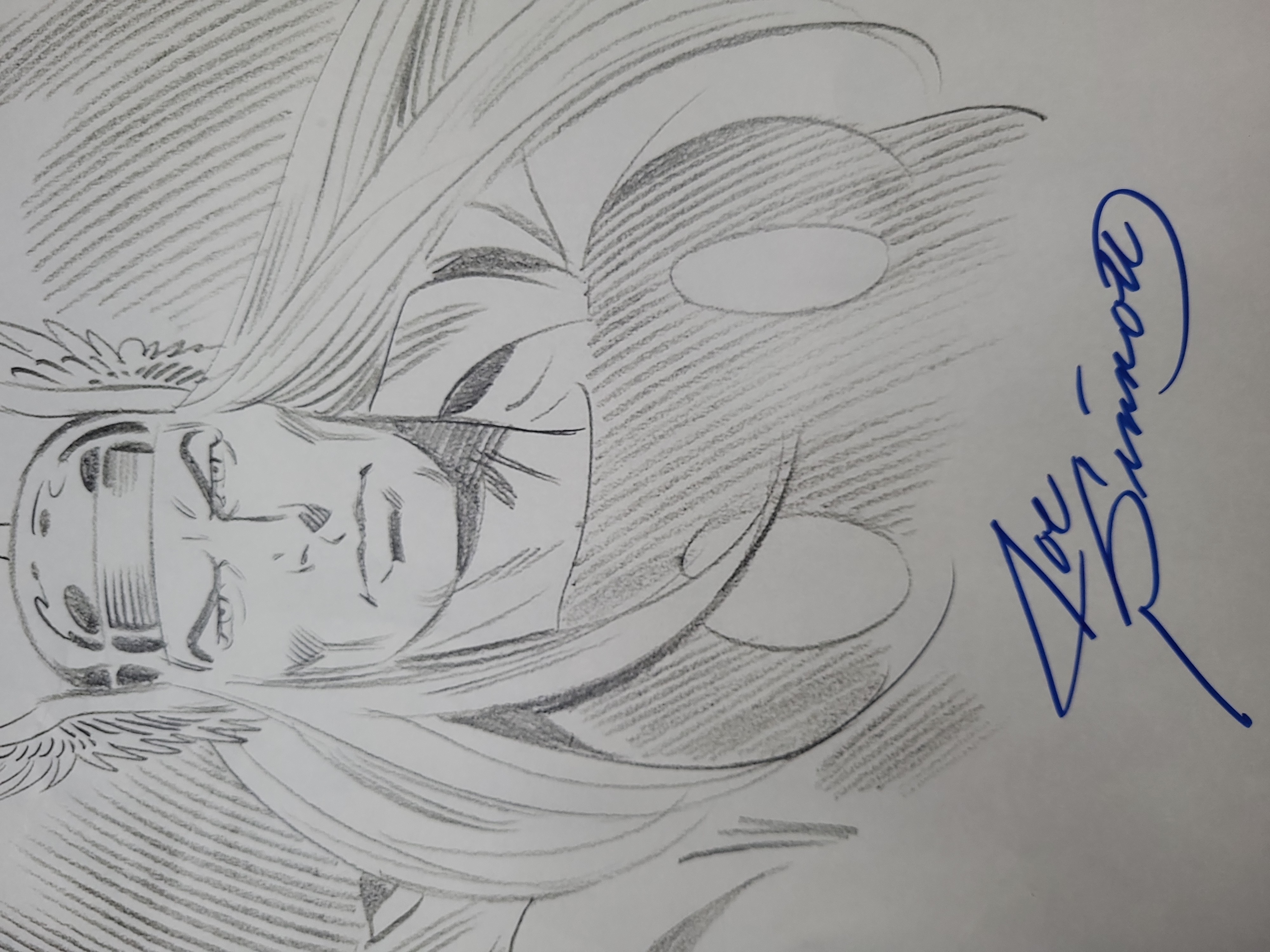 I04108 | Joe Sinnott Signed Thor Sketch
