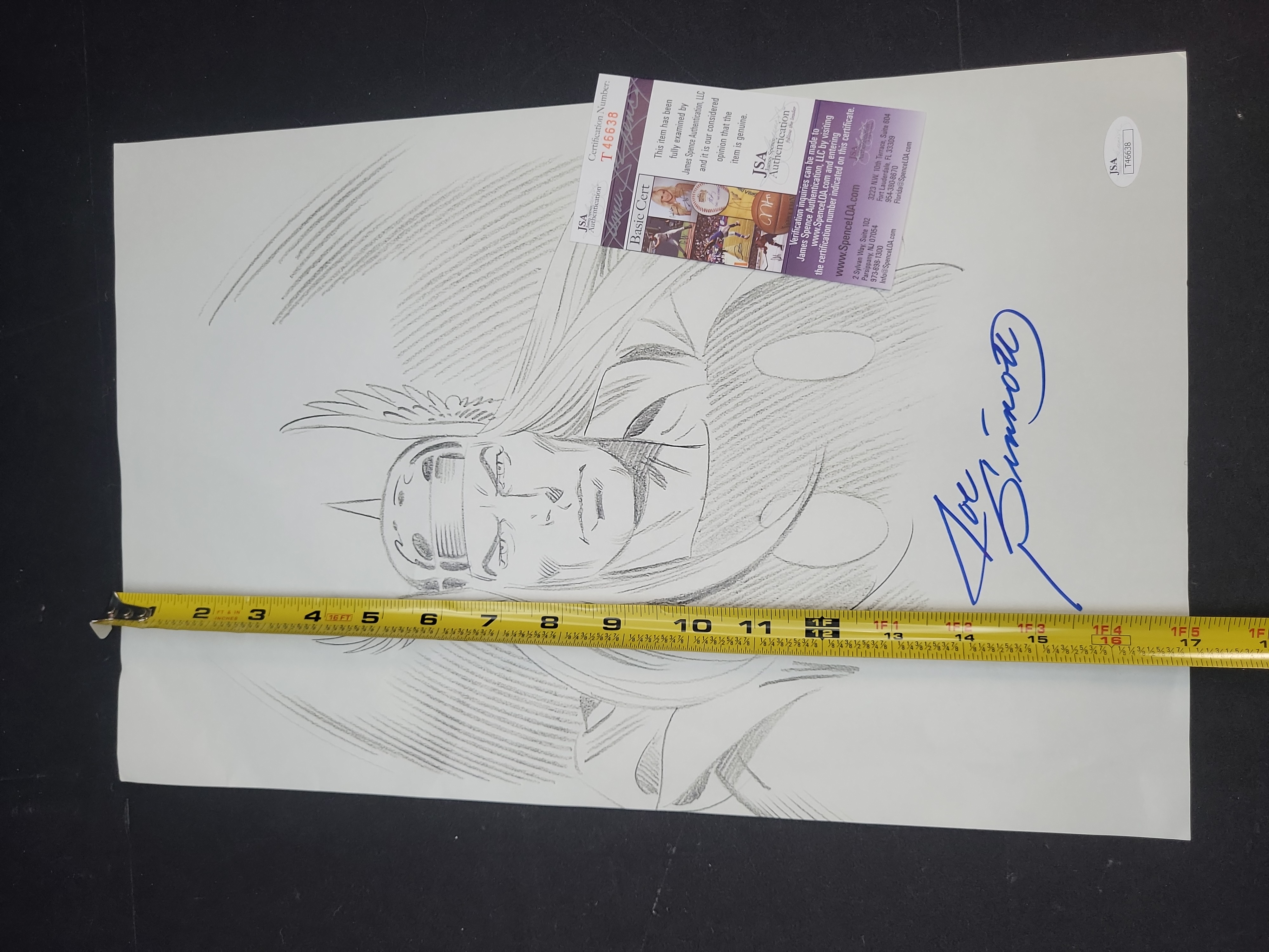 I04108 | Joe Sinnott Signed Thor Sketch
