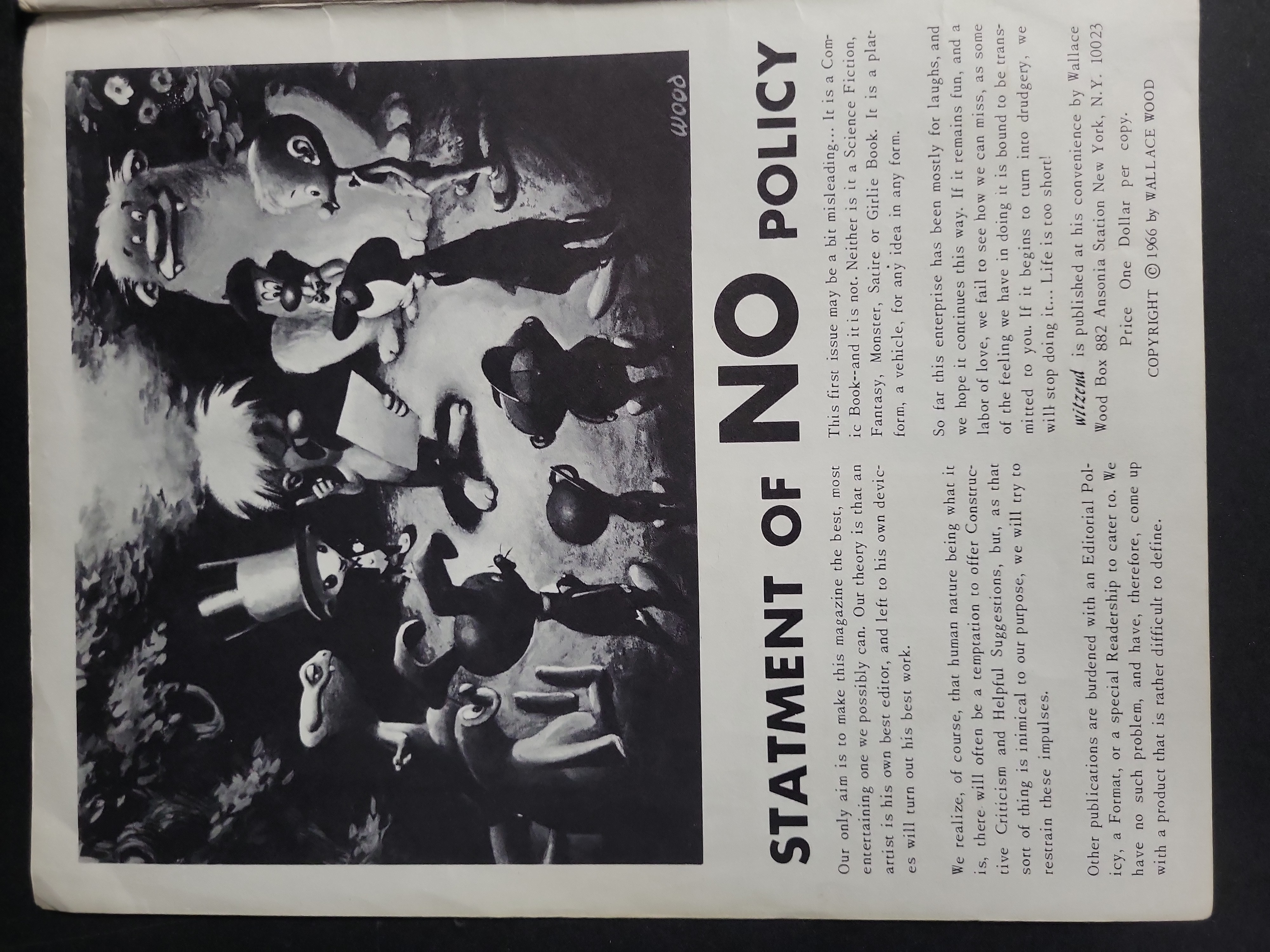 I04038 | Witzend No. 1 Summer 1966