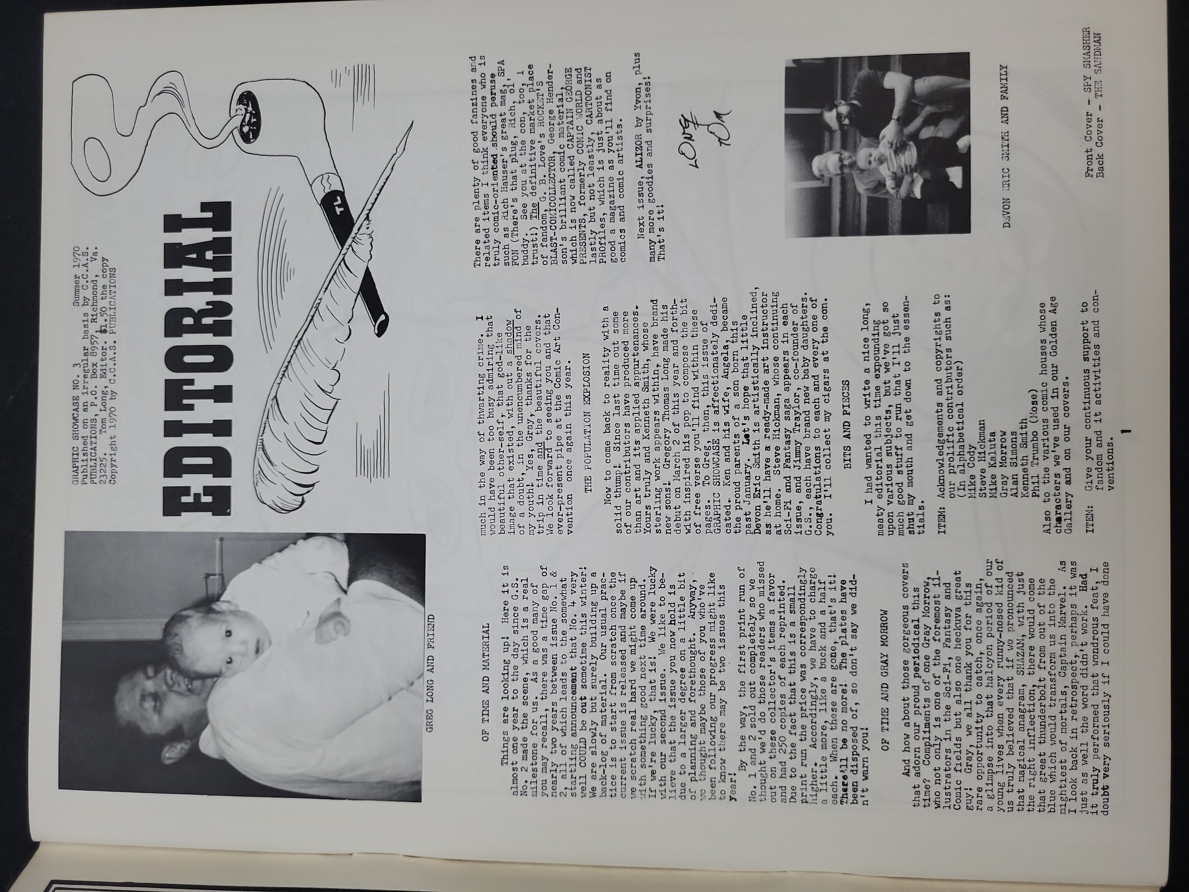 I03961 | Graphic Showcase No. 3 Fanzine