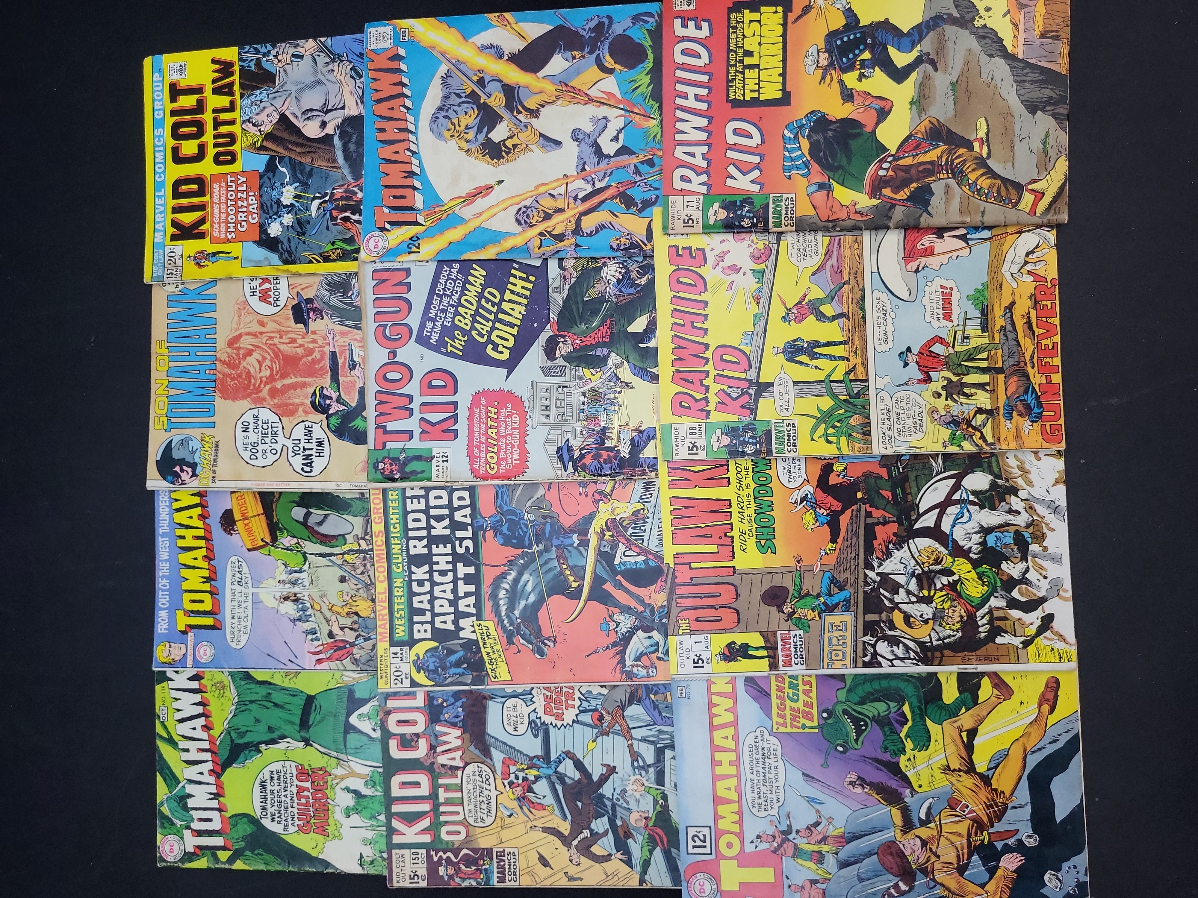 I03973 | Twelve Marvel and DC Western Comics