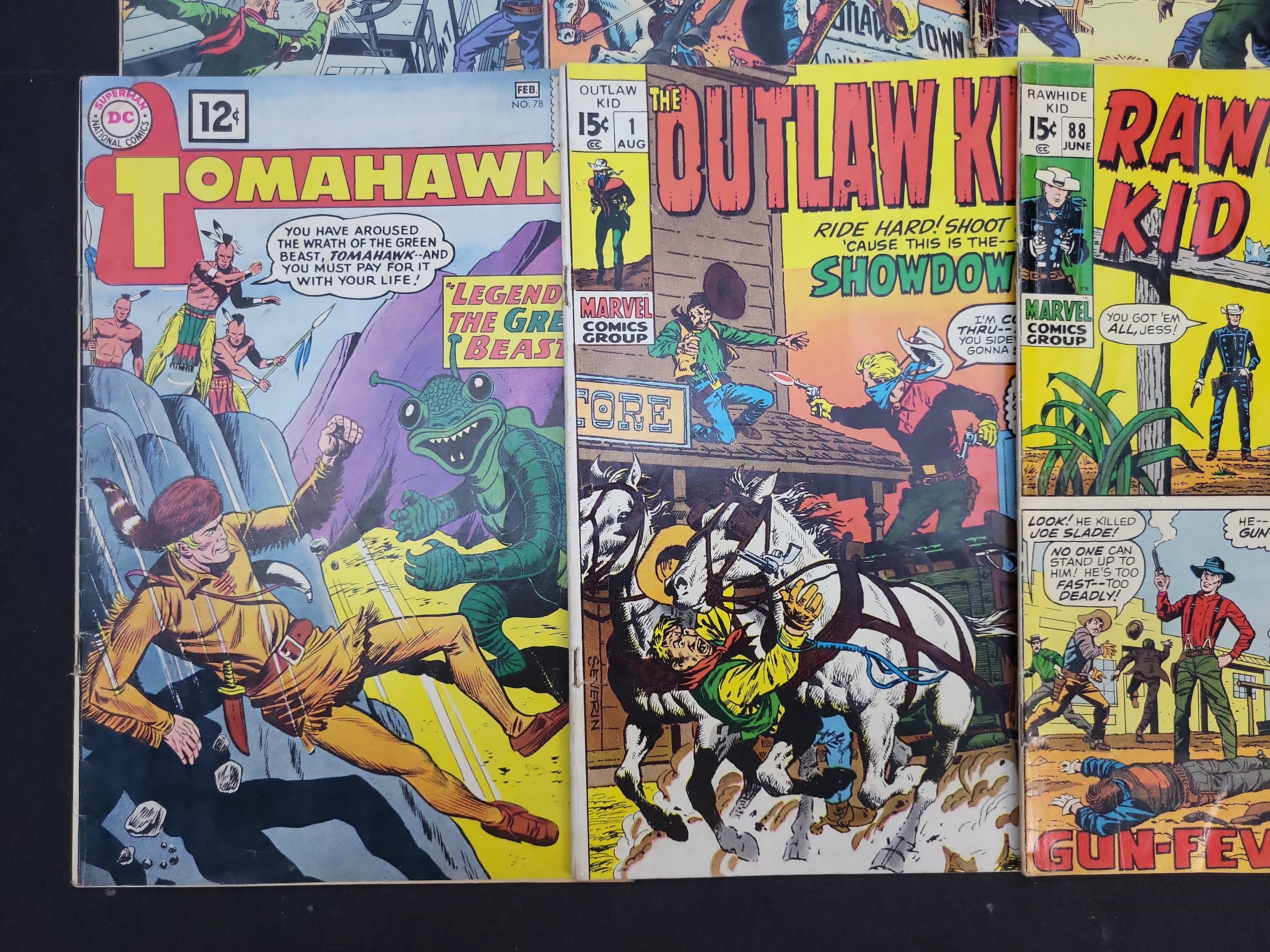 I03973 | Twelve Marvel and DC Western Comics