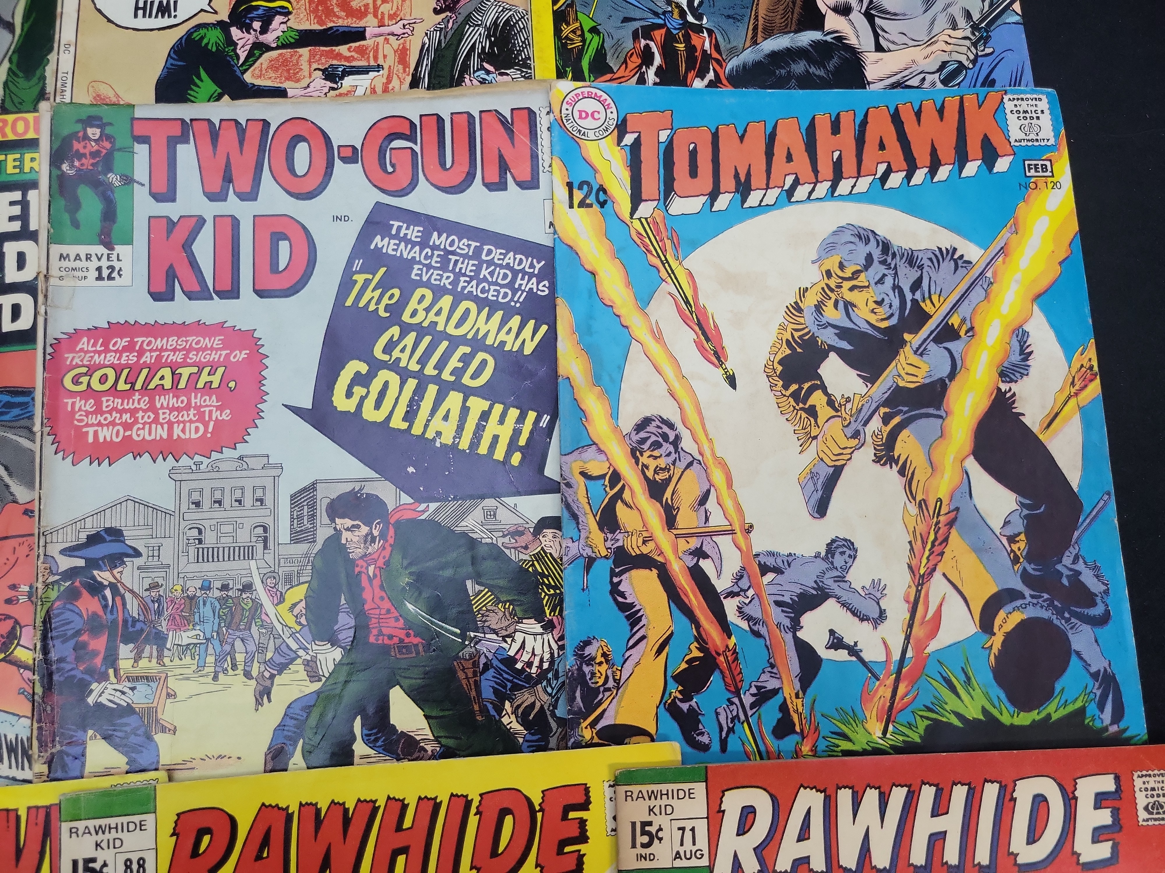 I03973 | Twelve Marvel and DC Western Comics