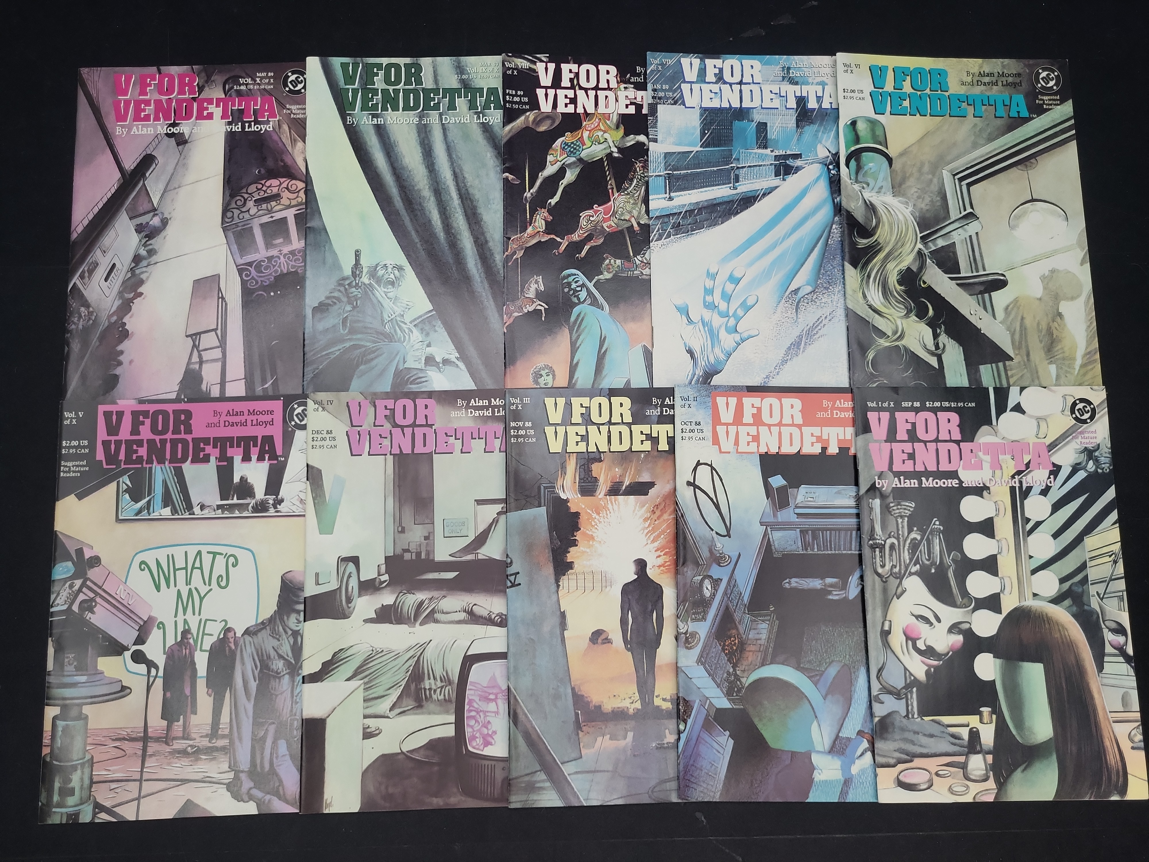 I03991 | Complete V for Vendetta Comic Set
