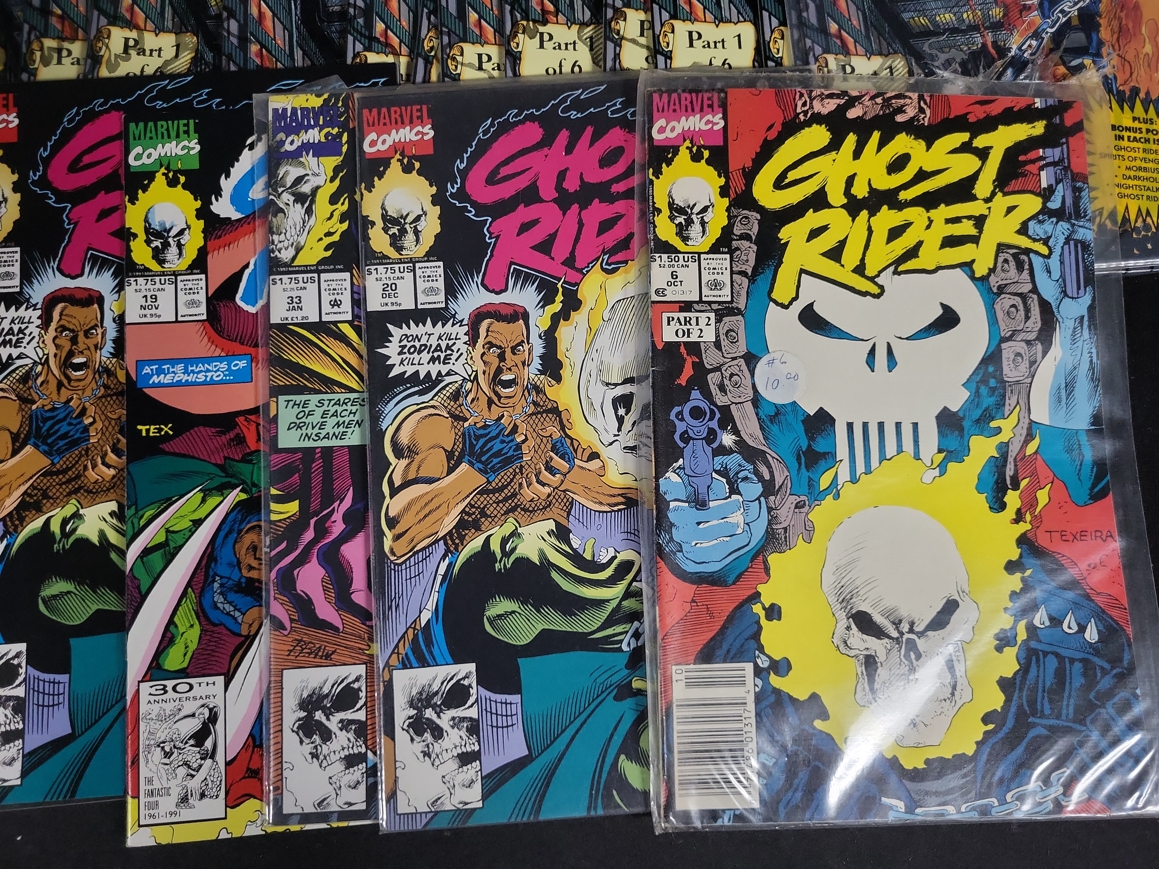 I04576 | 38 Marvel Ghost Rider Comic Books