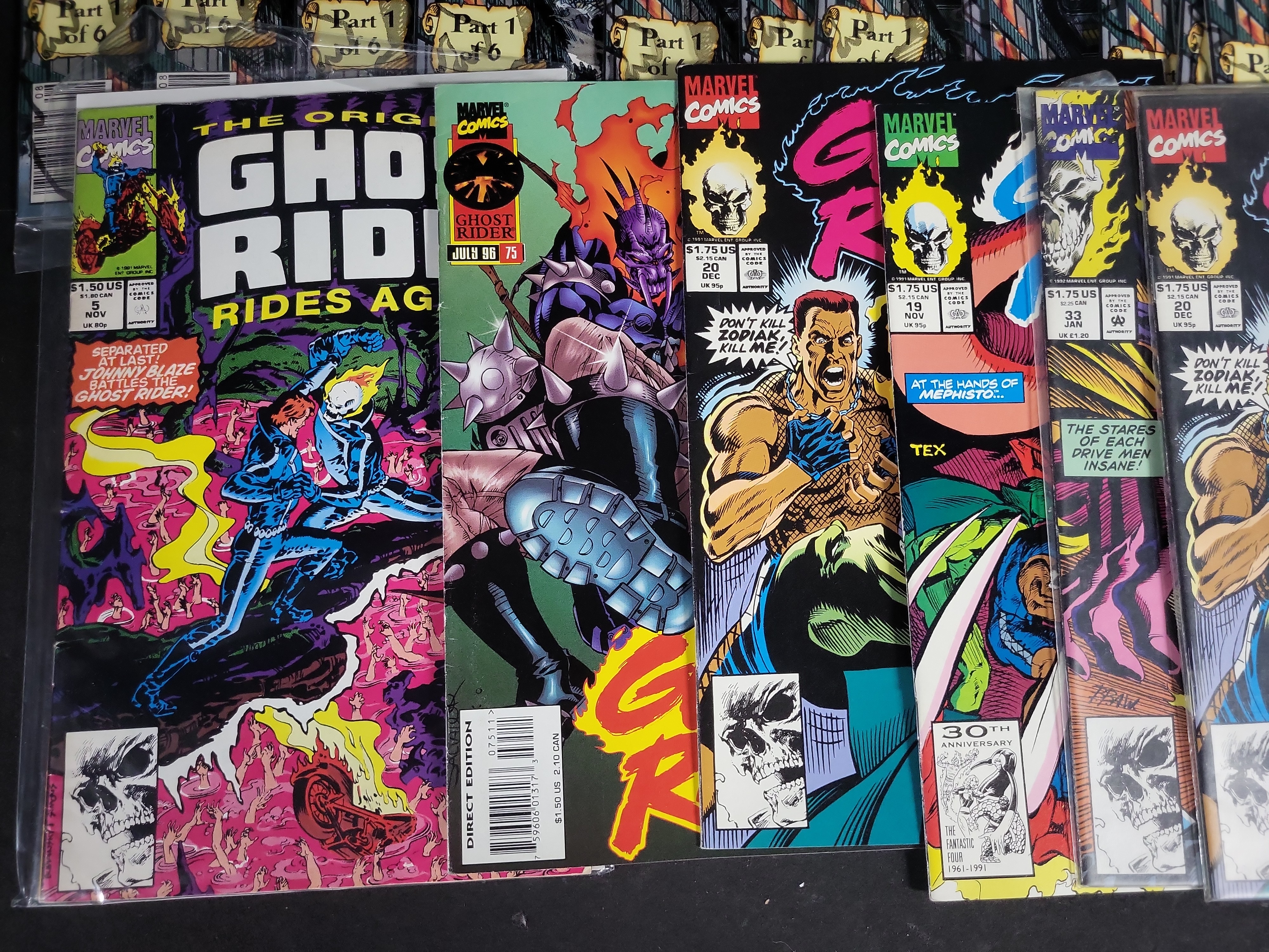 I04576 | 38 Marvel Ghost Rider Comic Books
