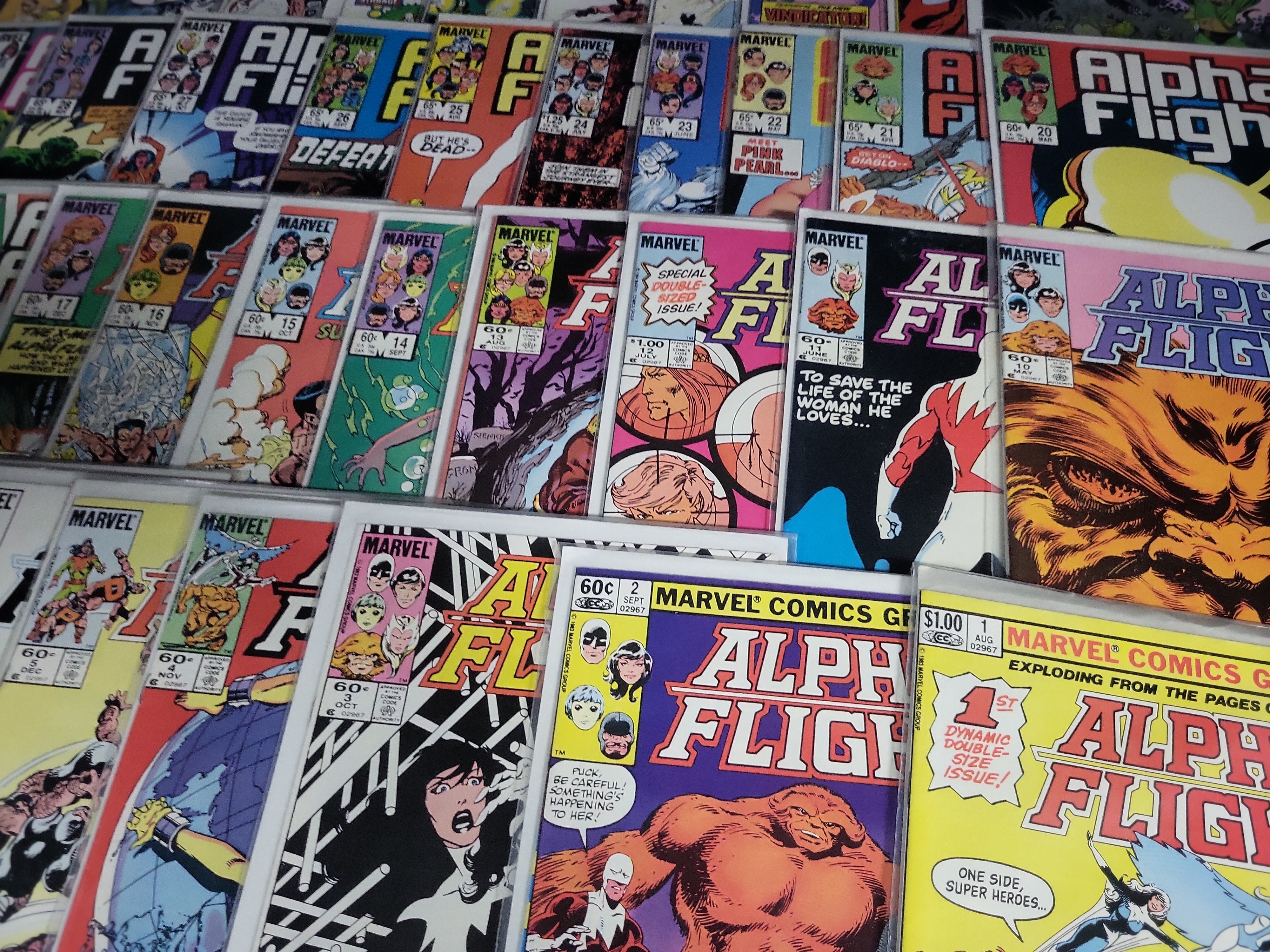 I04595 | Marvel Alpha Flight Comic Book Collection 1-50