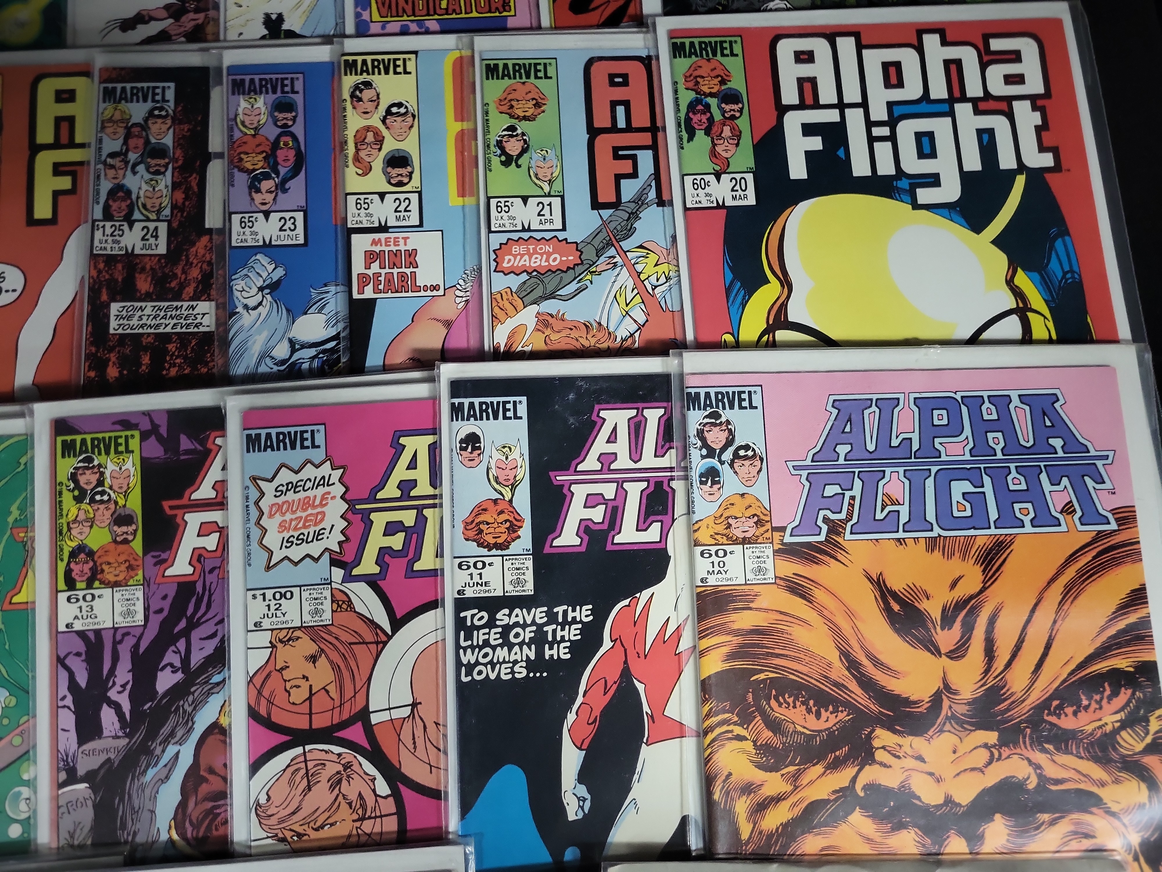 I04595 | Marvel Alpha Flight Comic Book Collection 1-50