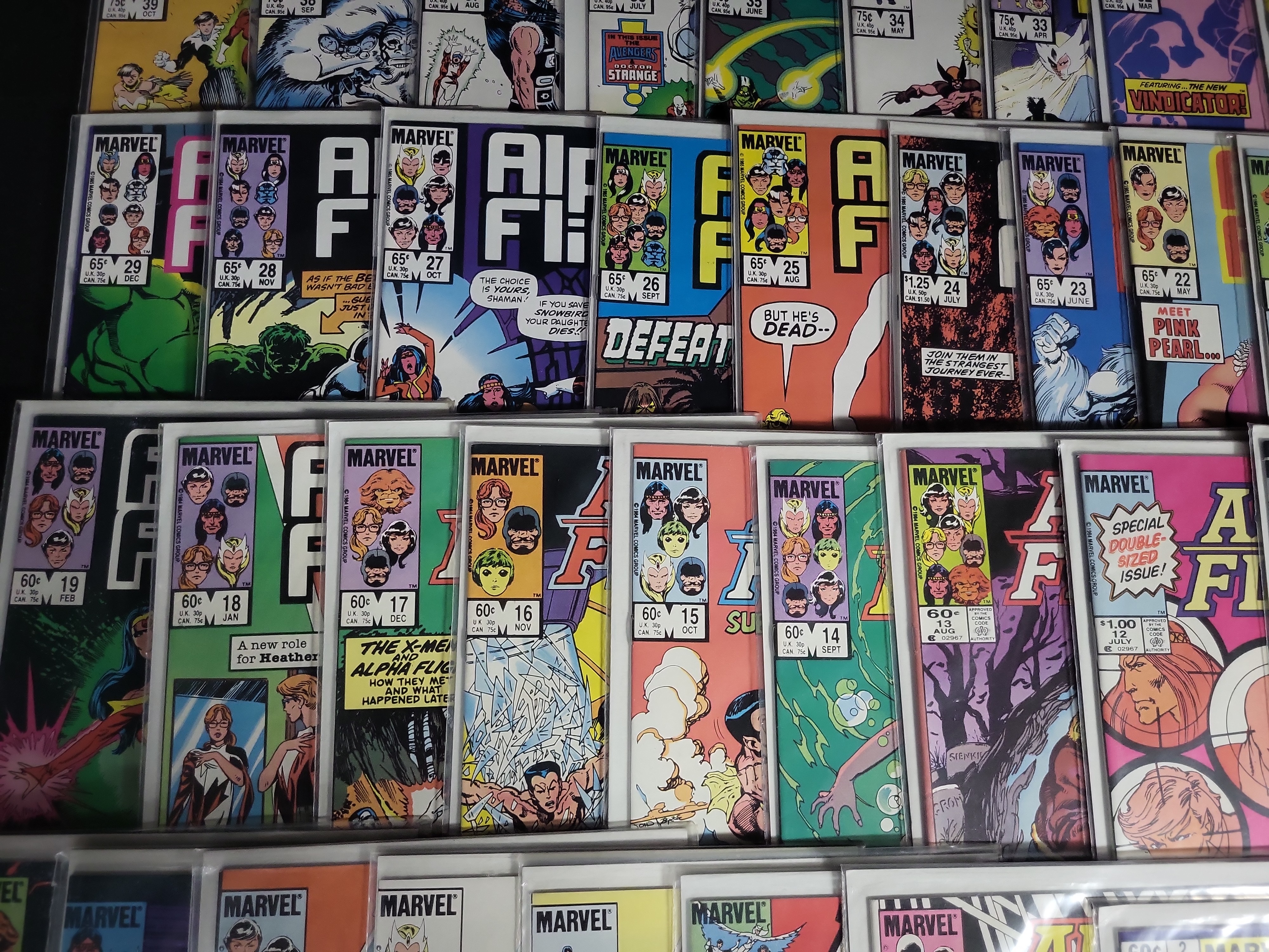 I04595 | Marvel Alpha Flight Comic Book Collection 1-50