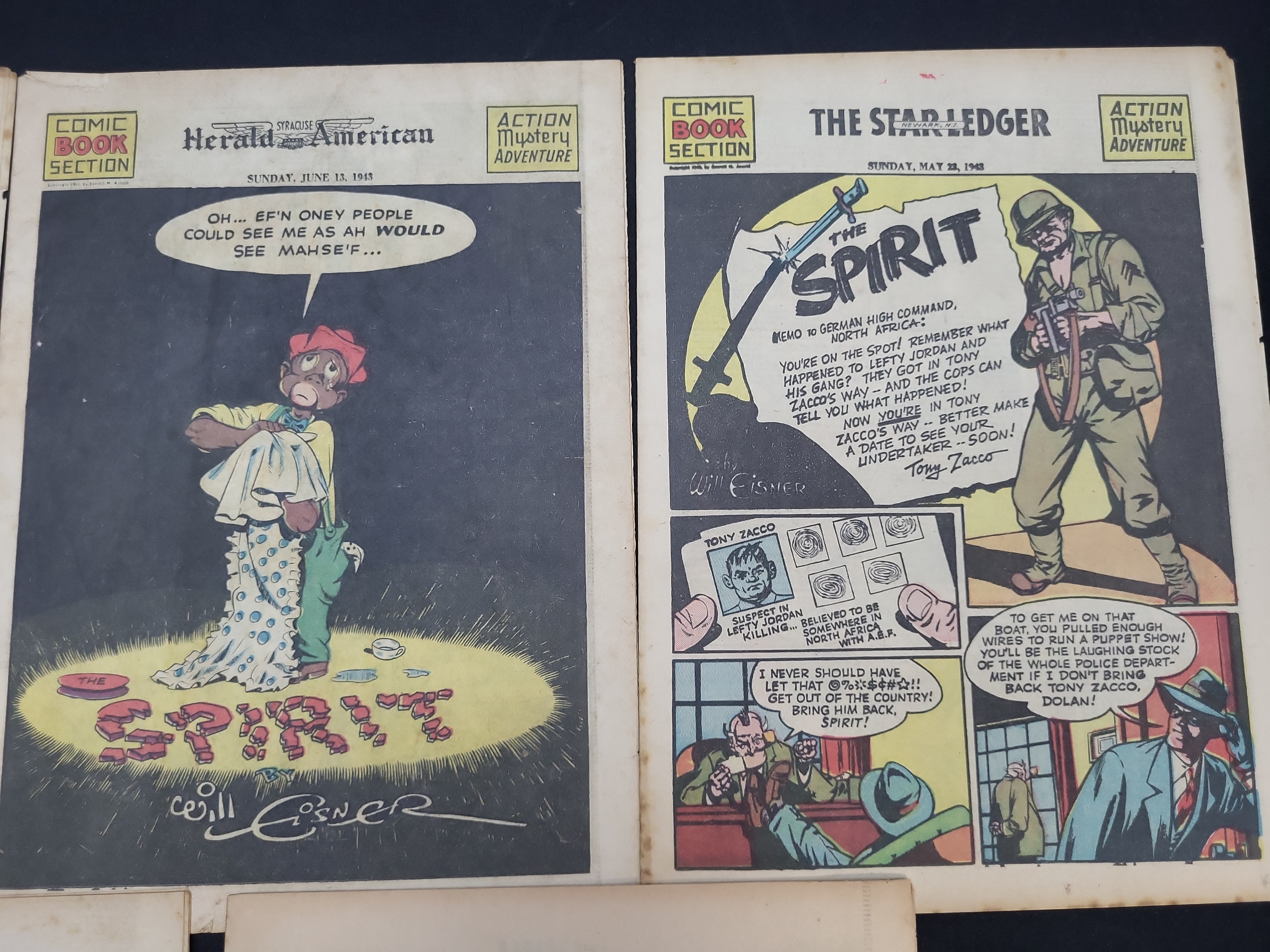 I03968 | Five 1943 Will Eisner Spirit Supplements
