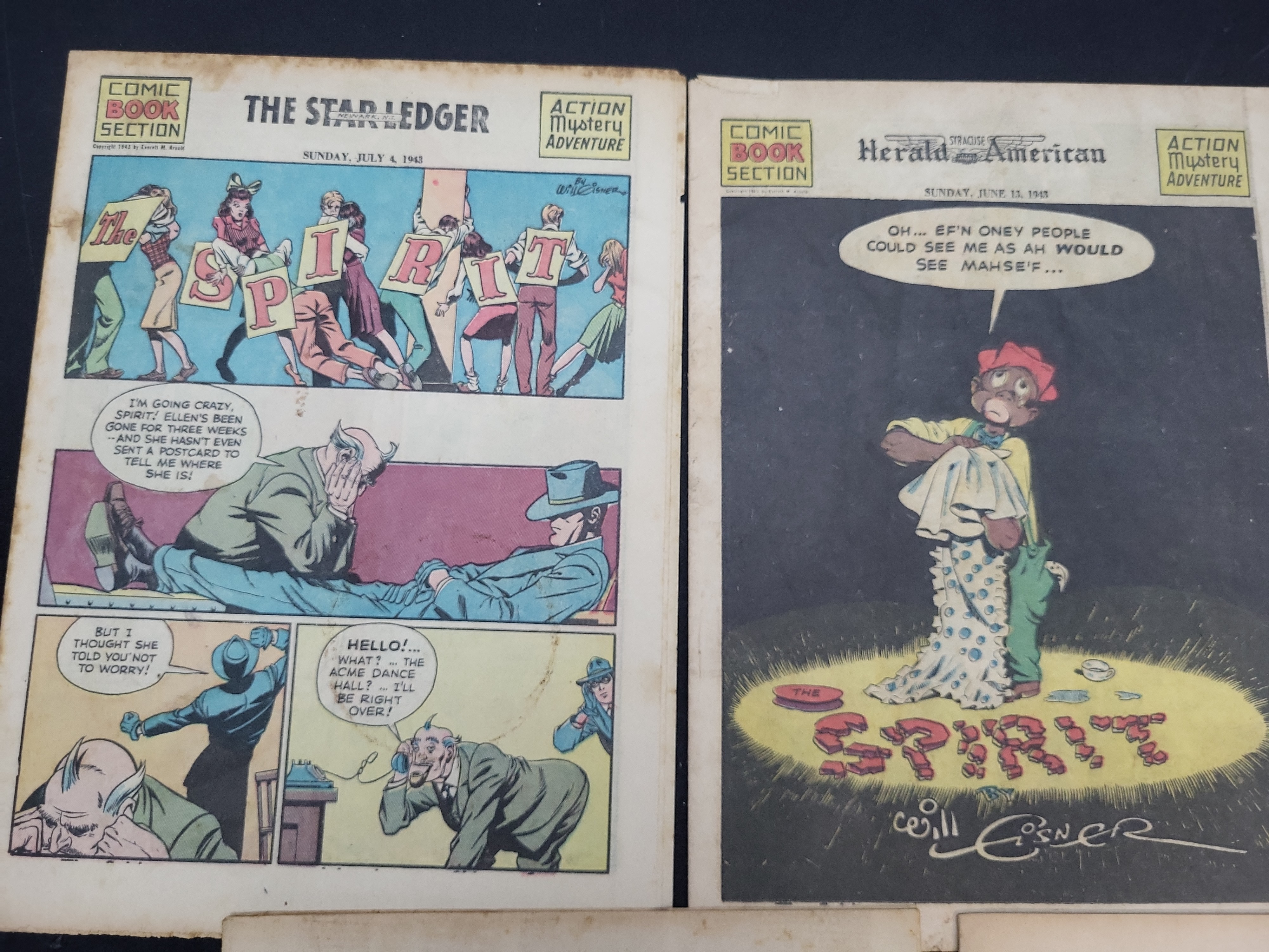 I03968 | Five 1943 Will Eisner Spirit Supplements