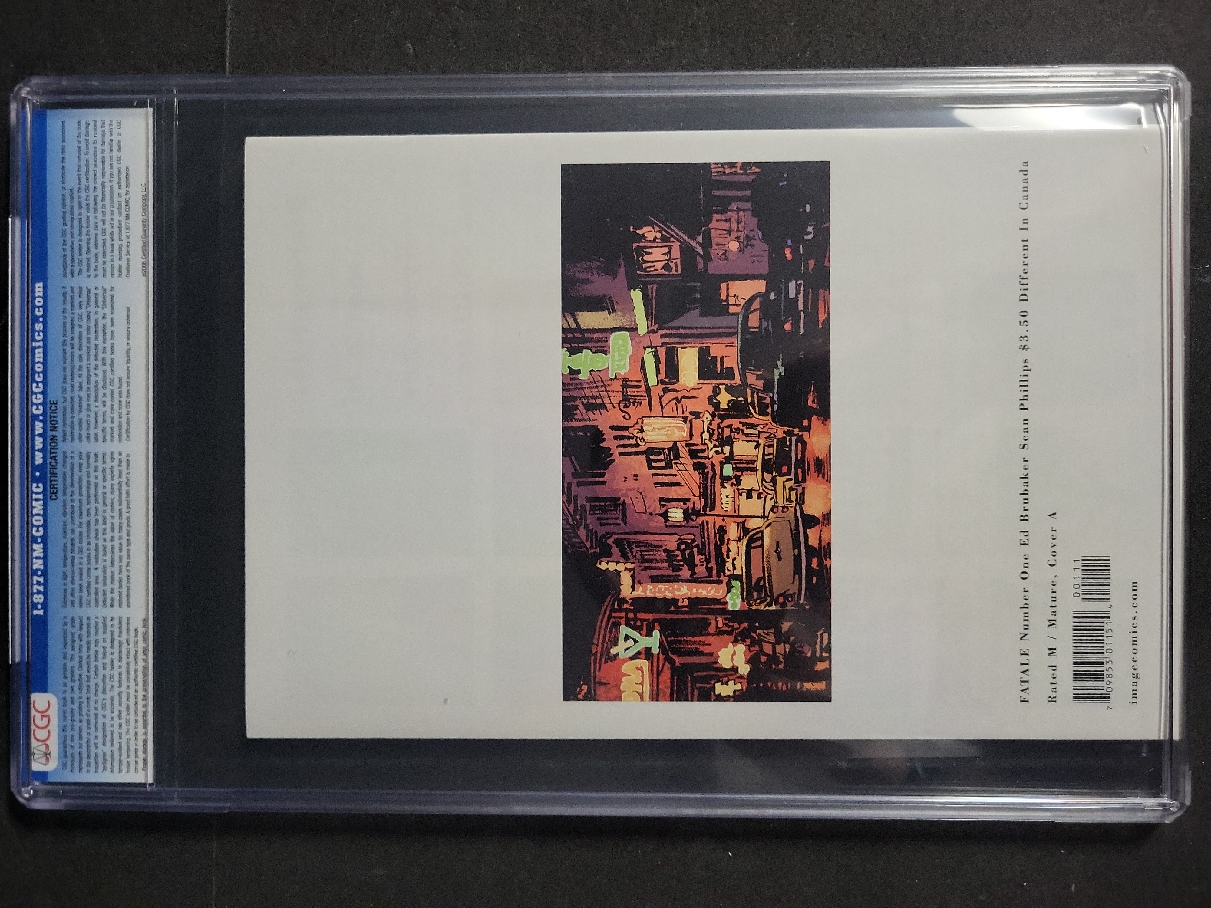 I03952 | CGC 9.8 Fatale 1 Image Comics