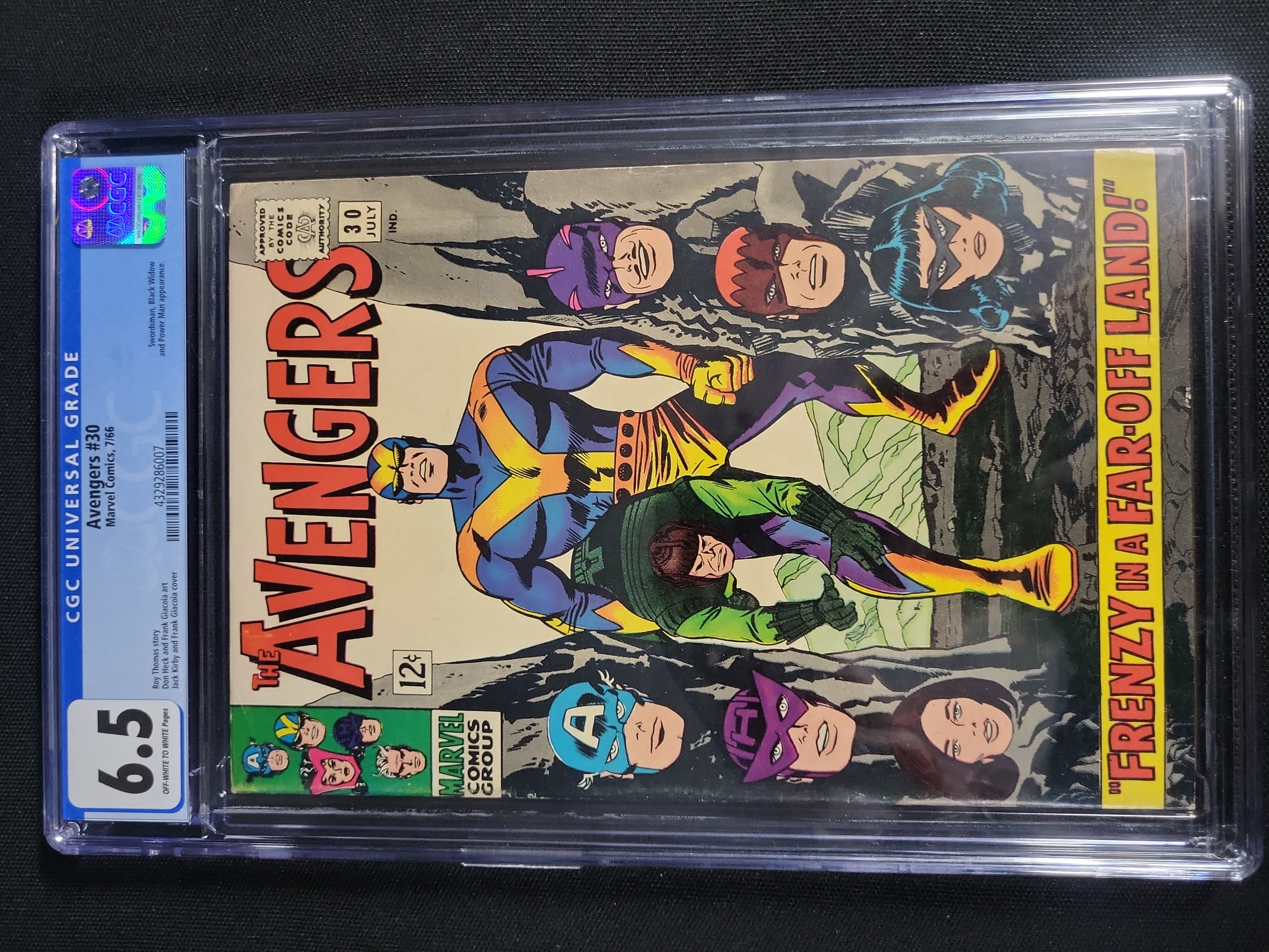 I04855 | Avengers #30 CGC Graded 6.5