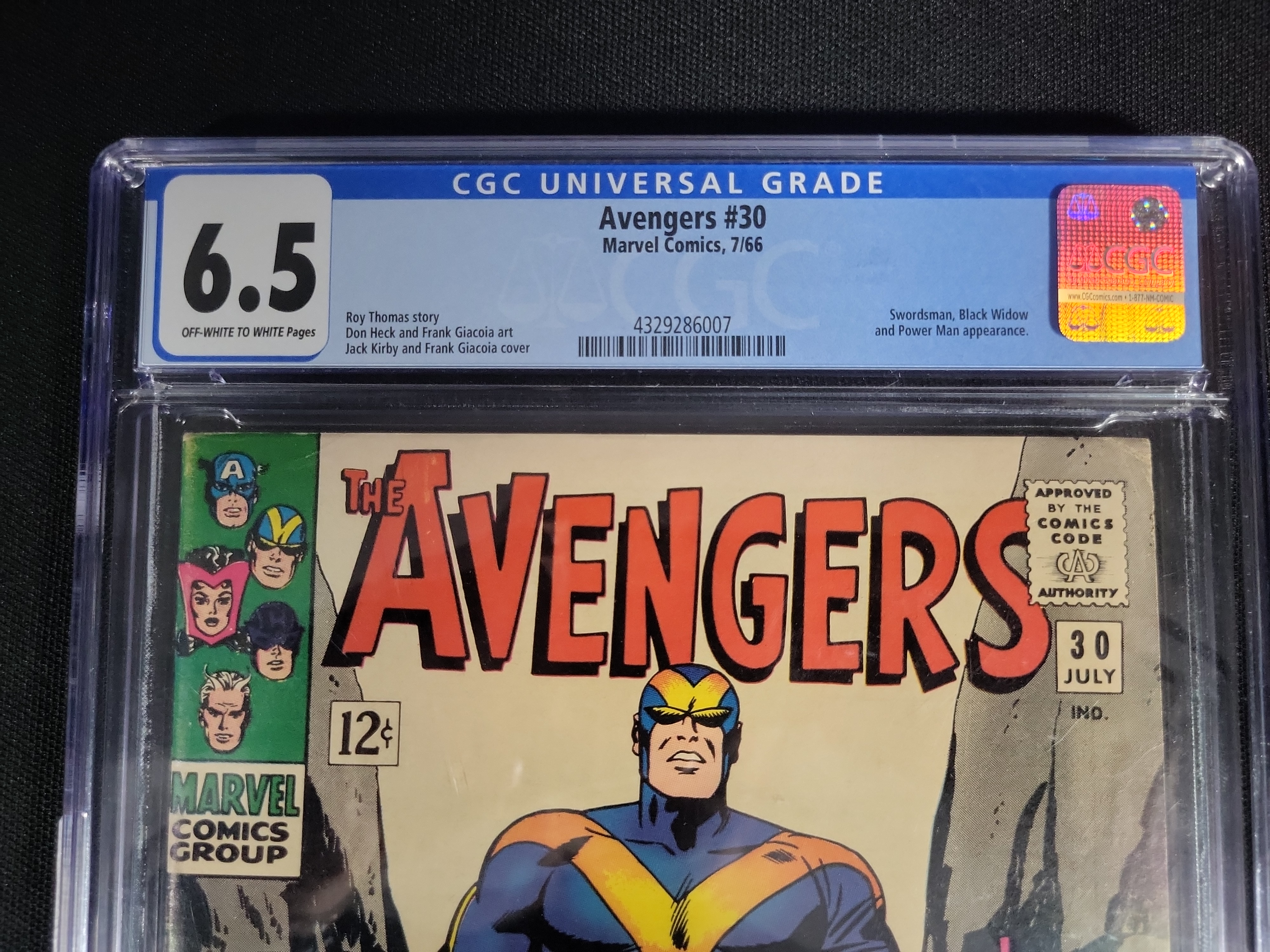 I04855 | Avengers #30 CGC Graded 6.5