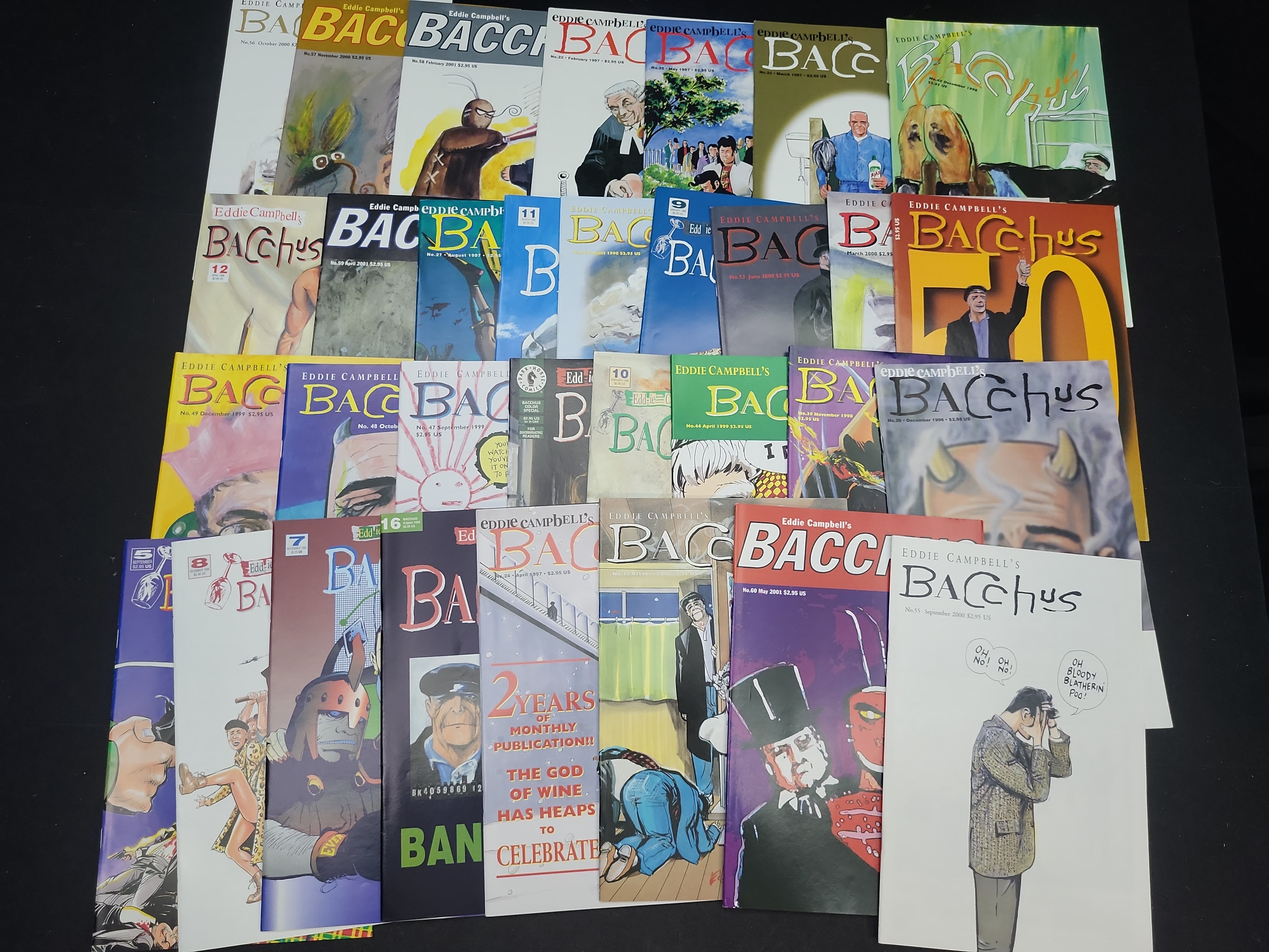 I03974 | Collection of 31 Bacchus Comic Books
