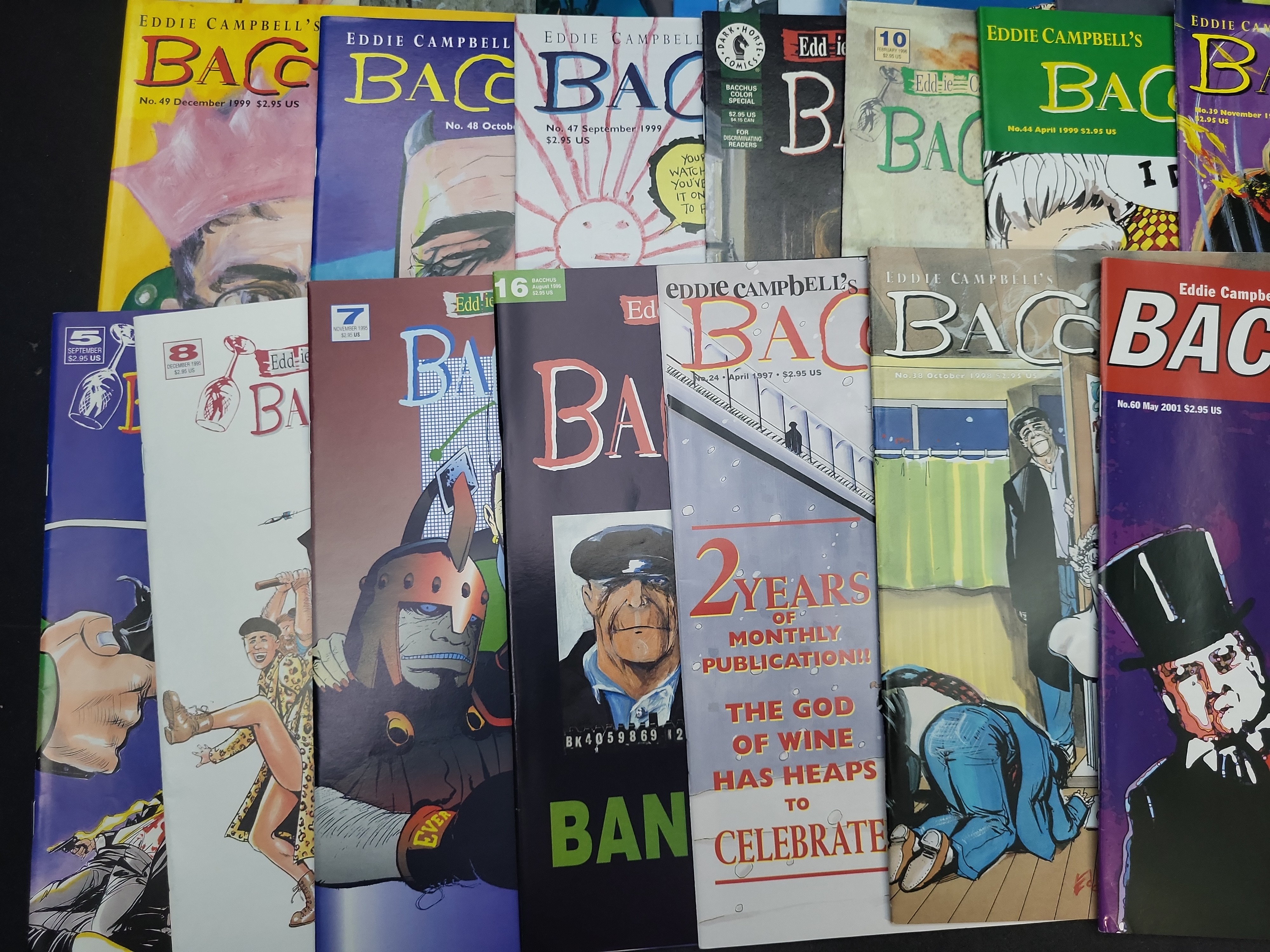 I03974 | Collection of 31 Bacchus Comic Books