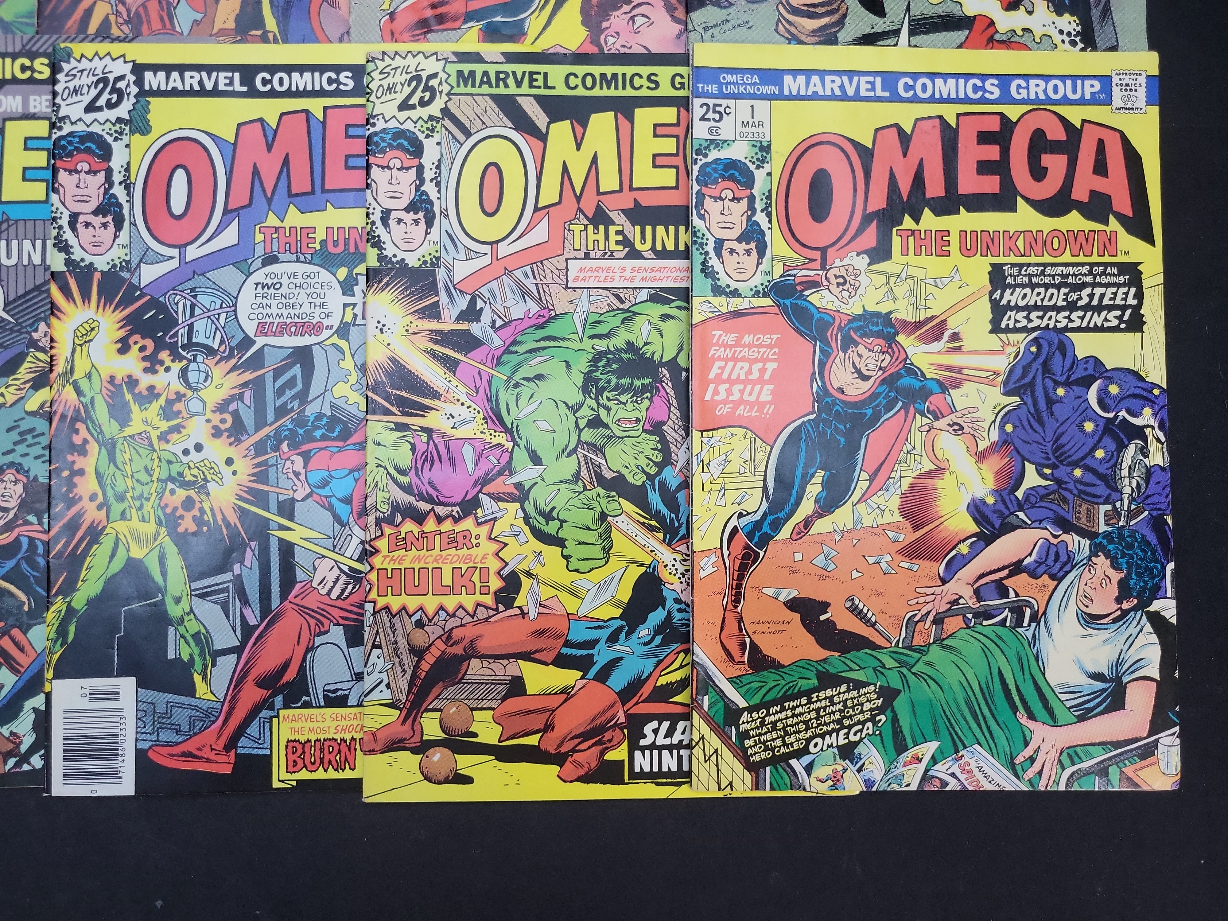 I04005 | Omega the Unknown Marvel Comic Books