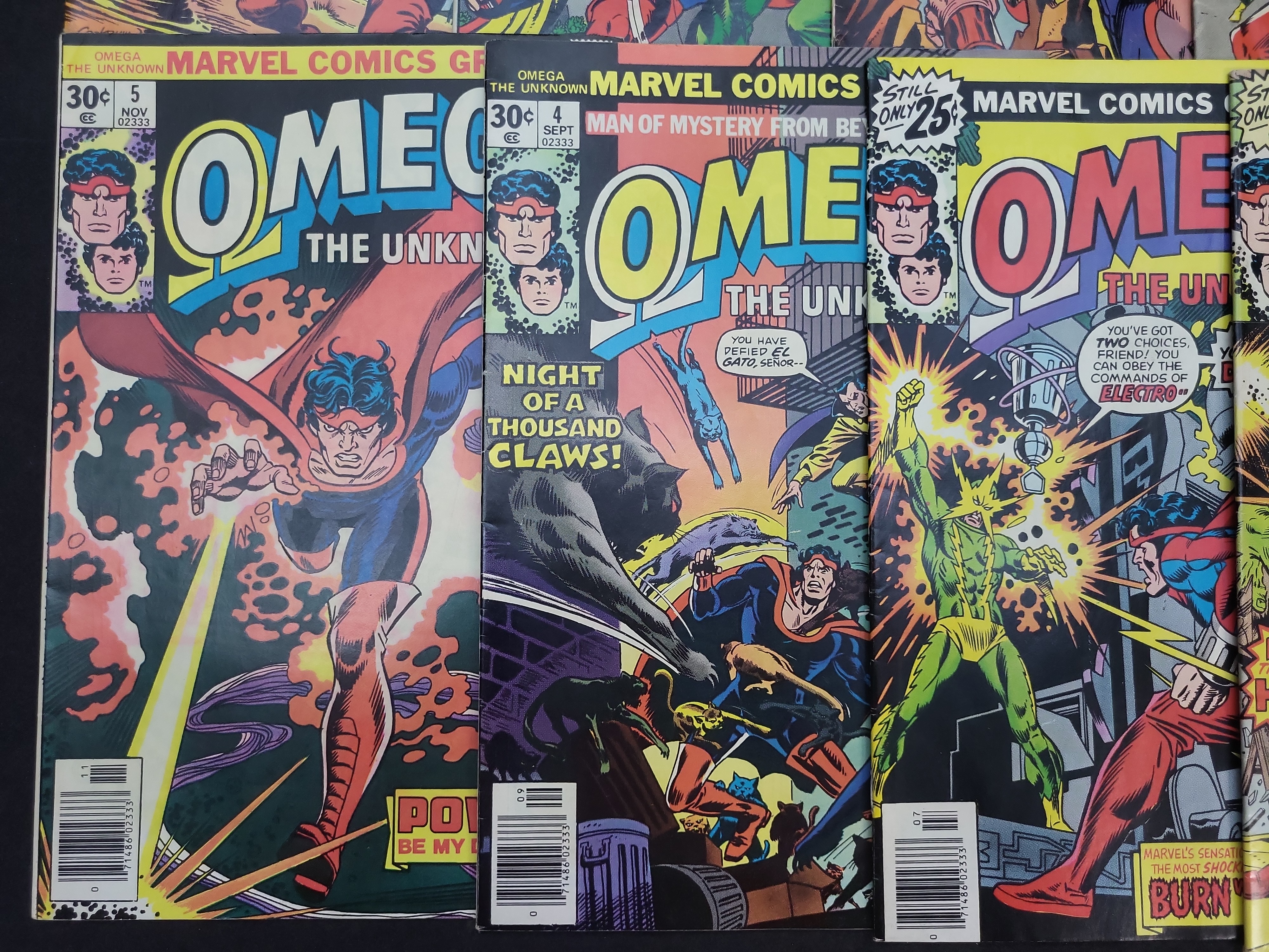 I04005 | Omega the Unknown Marvel Comic Books