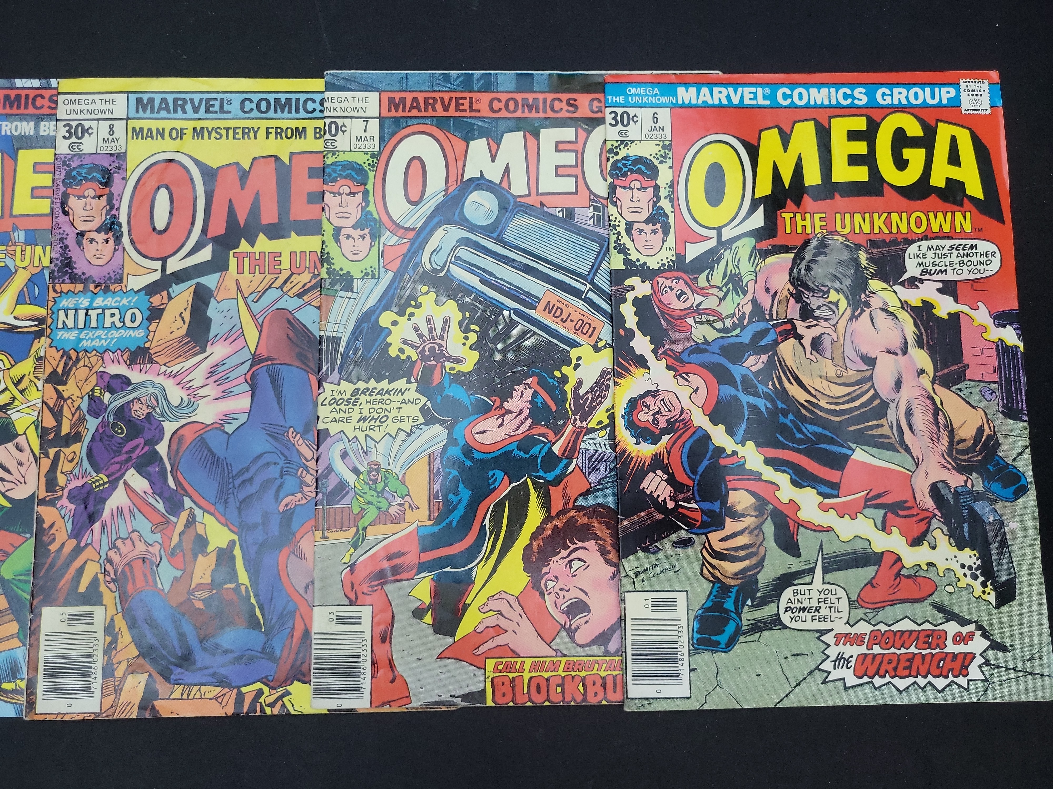 I04005 | Omega the Unknown Marvel Comic Books
