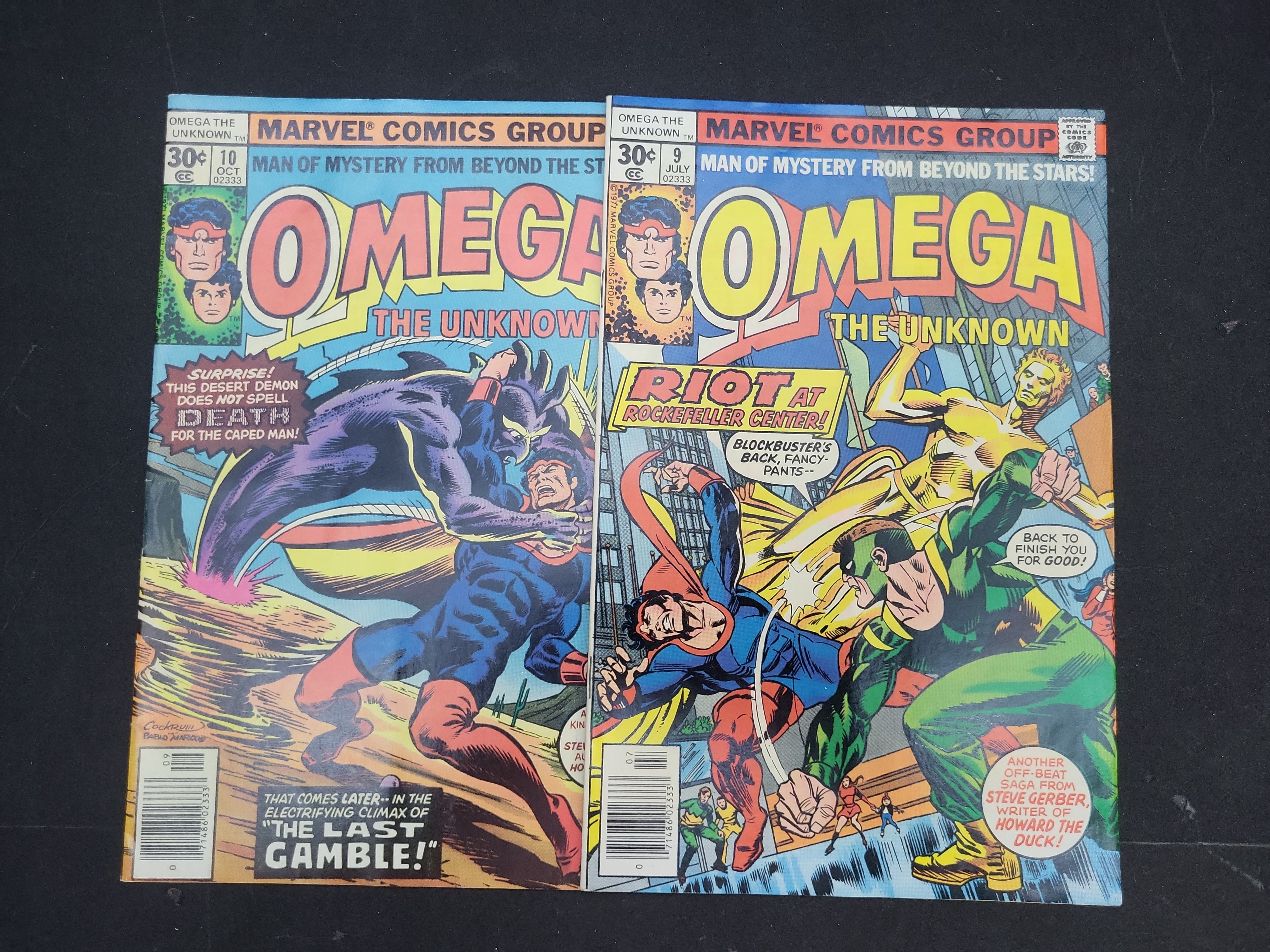 I04005 | Omega the Unknown Marvel Comic Books