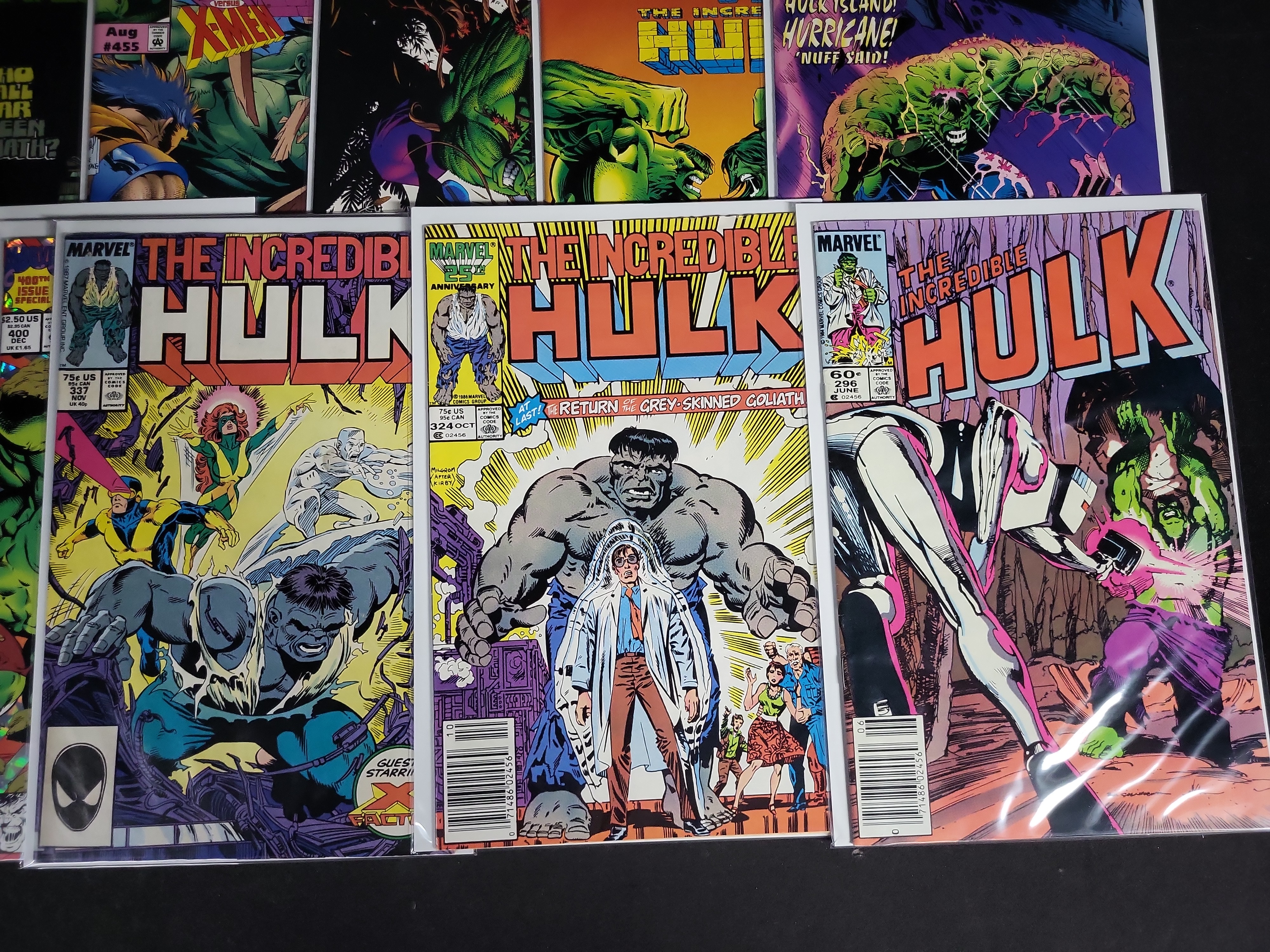 I04770 | Eighteen Marvel The Incredible Hulk Comic Books