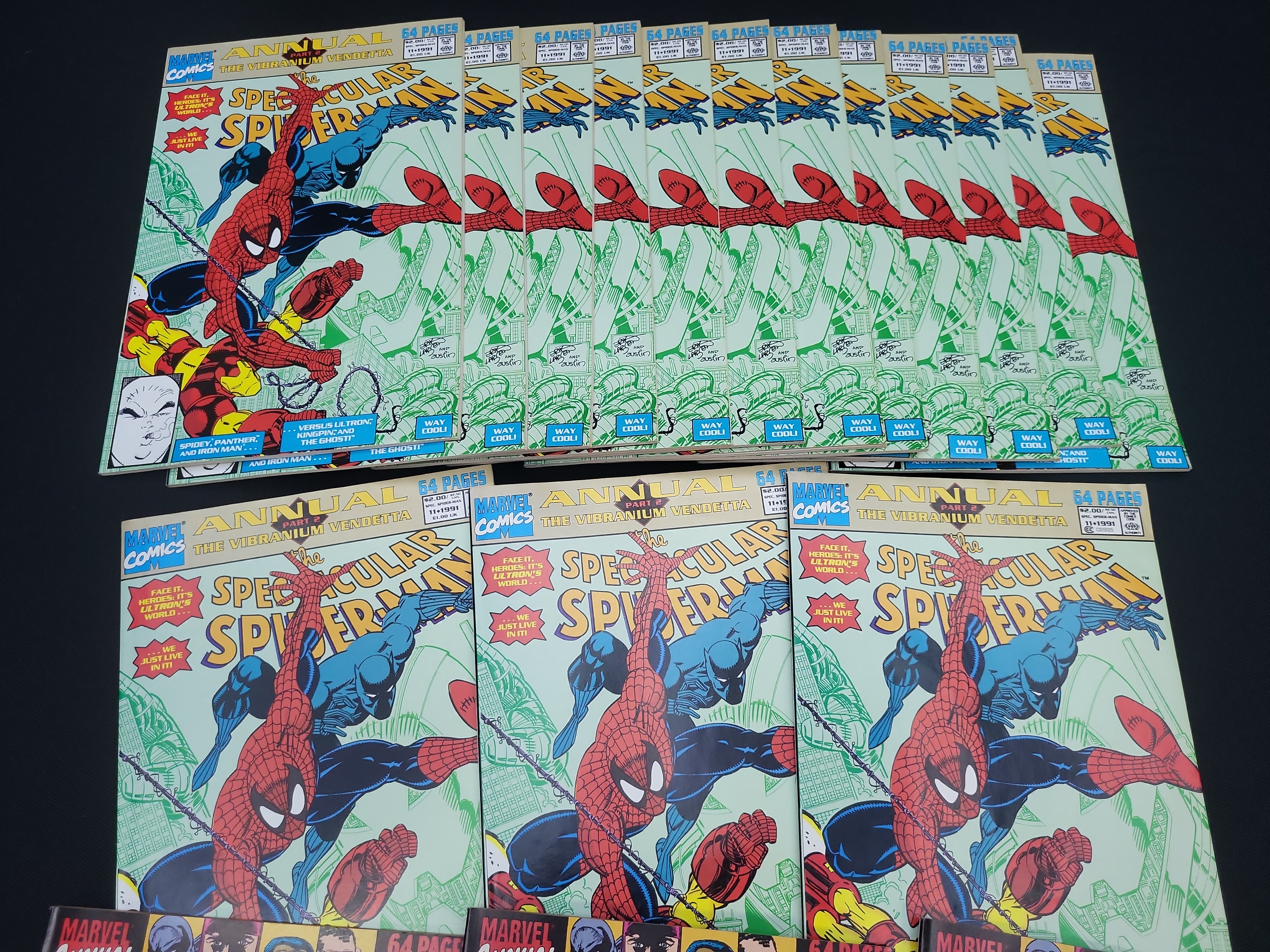 I04789 | 19 Marvel Spider-Man Annual Comics