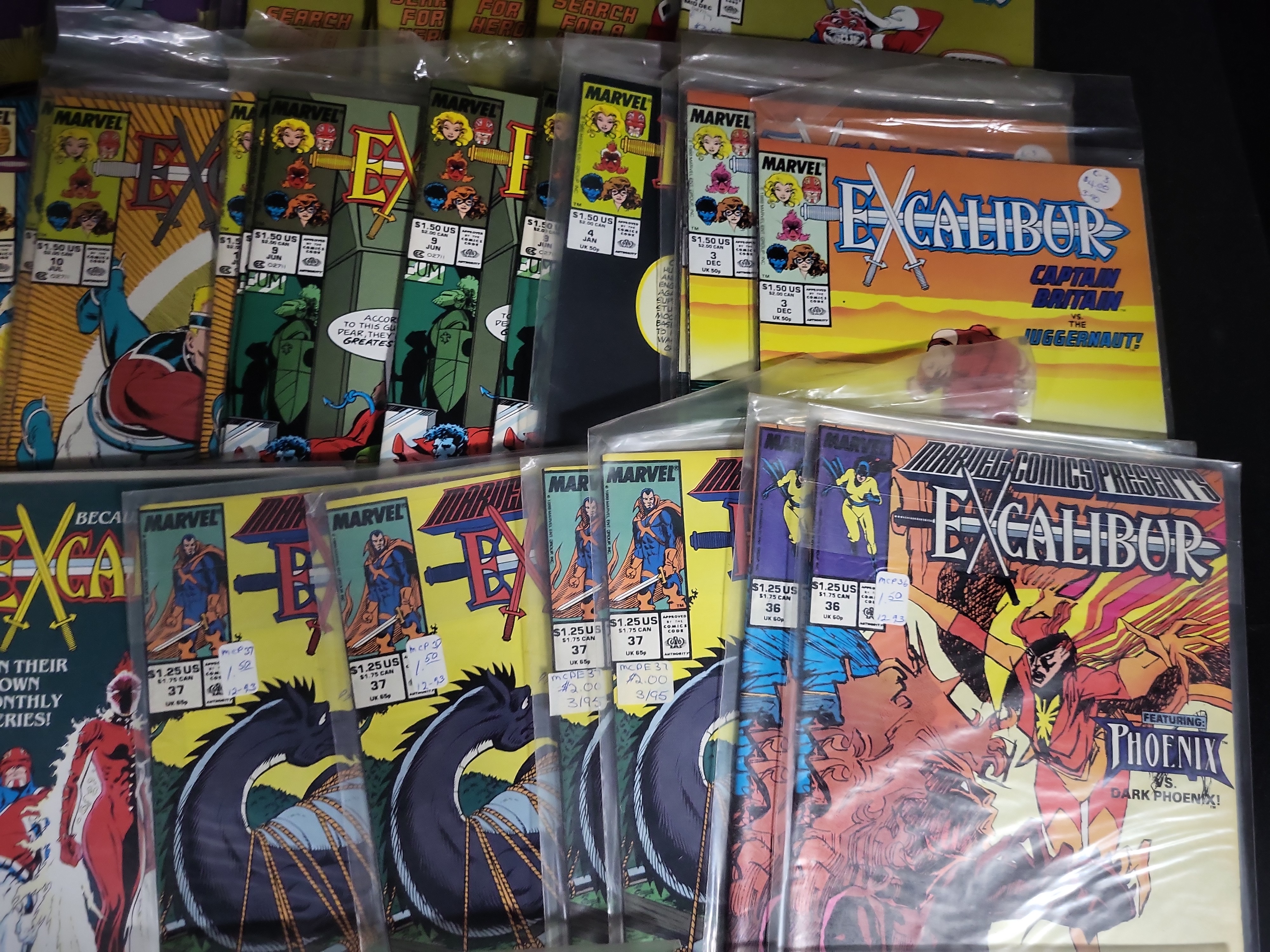 I04575 | A Collection of Marvel Excalibur Comics